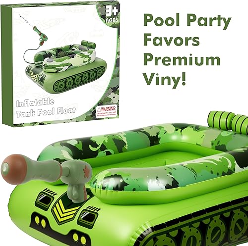 Miniatura 5 de Flotadores inflables de piscina para niños, juguetes de piscina con cañón de agua, balsas flotantes, lago, playa, fiesta, piscina, juguetes para