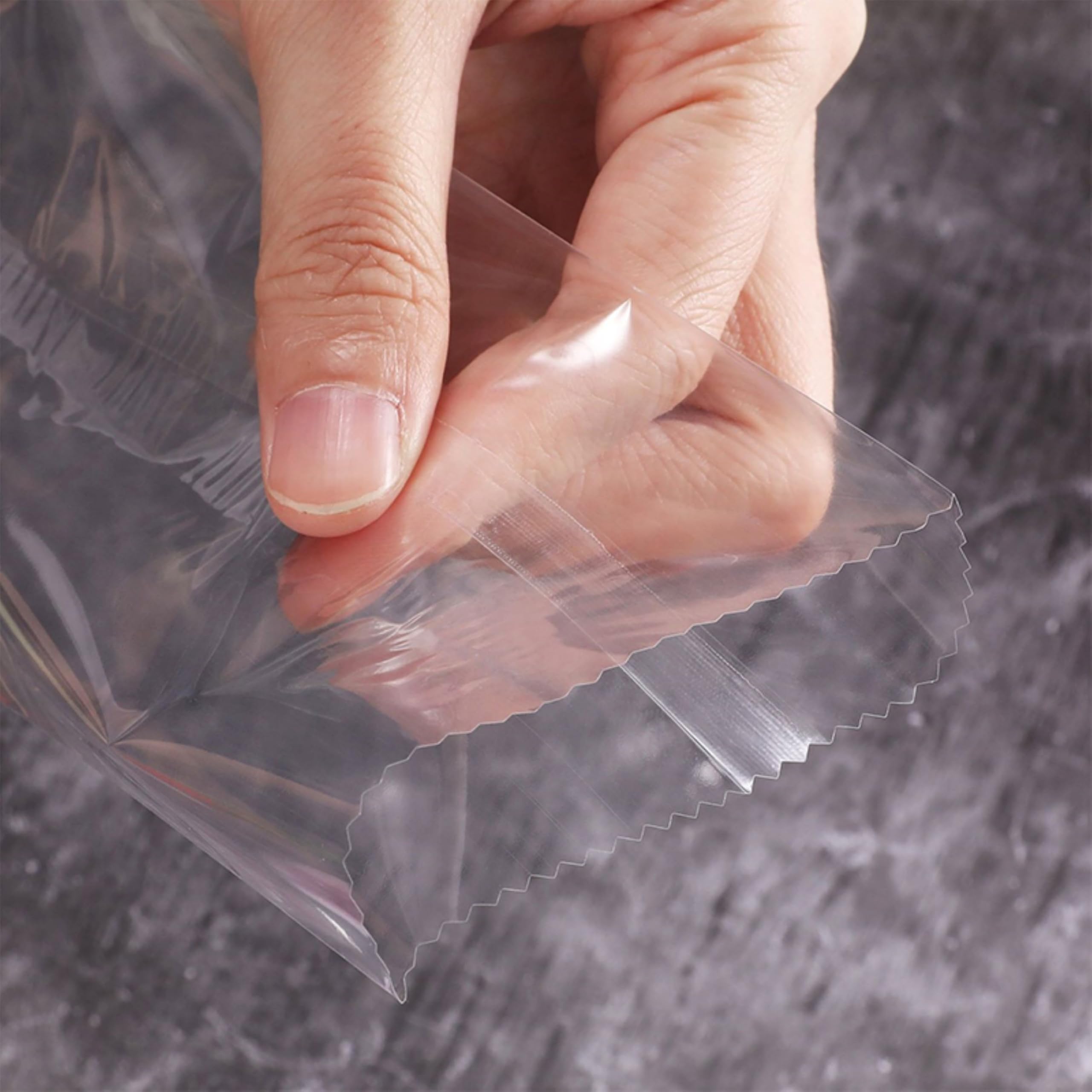 Pack de 200 bolsas transparentes para paletas de hielo de grado alimentario – térmicas, fáciles de usar y resistentes – ideales para polos, helados, caramelos y envasado caliente (12x19CM)