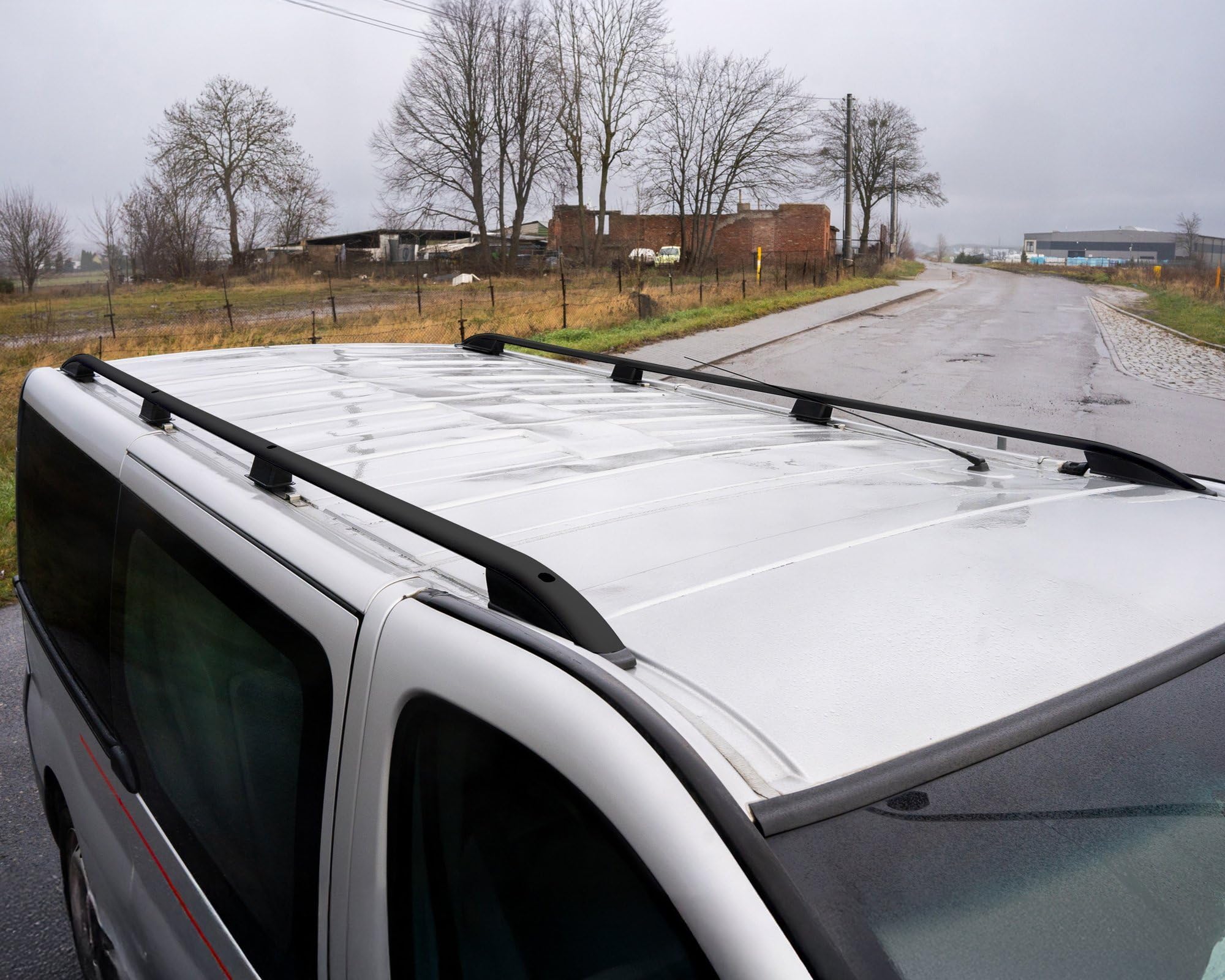 CHROMEMASTER | Barras Portaequipajes, Rieles de Techo Compatible con VW Multivan T5 L1 Corto 2003-2015; Se Utilizan para el Montaje de Portaequipajes de Techo, Cajas de Techo o Portabicicletas