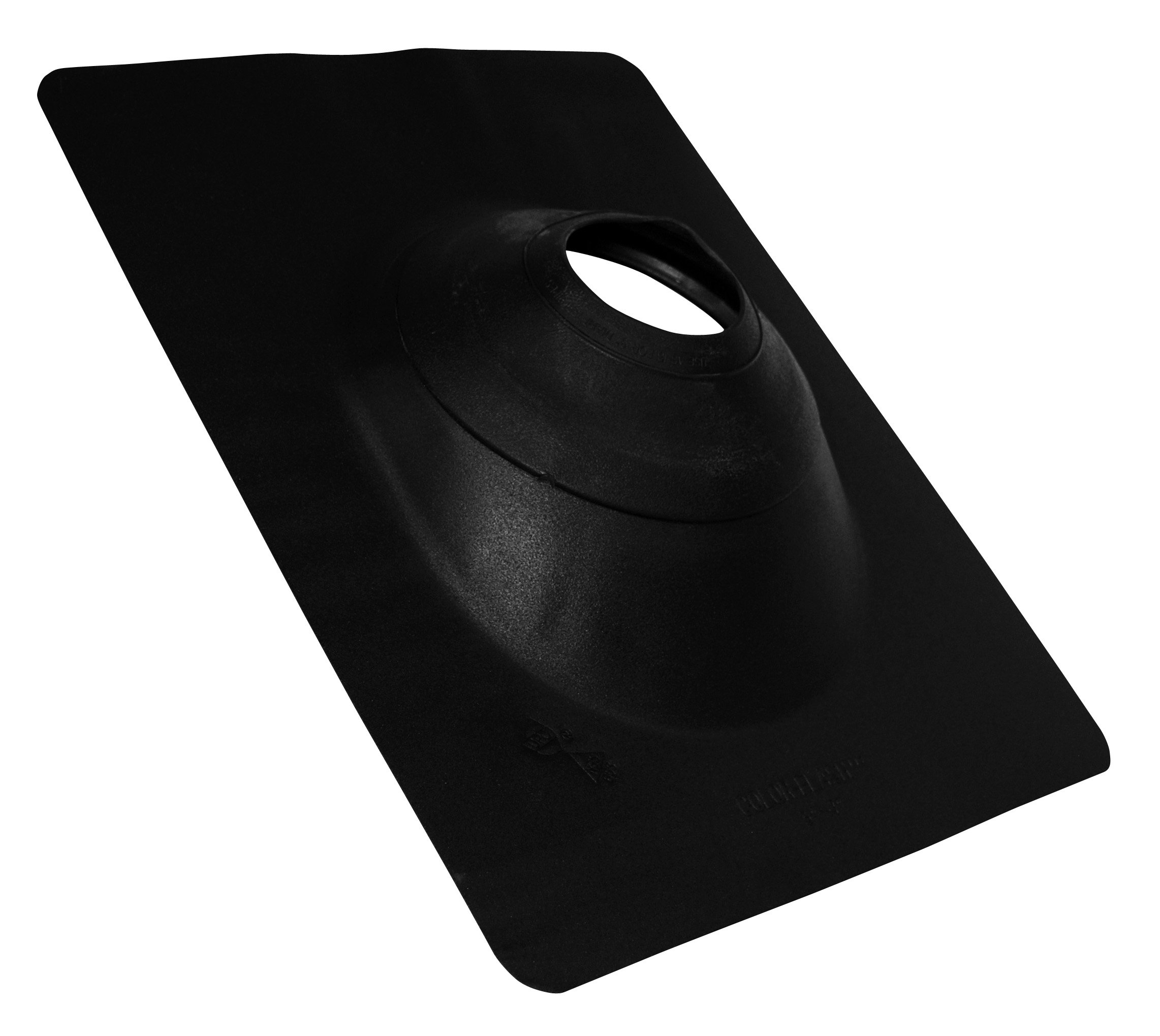 Oatey11876 Galvanized Black 3"- 4" pipe diameter Color-Flash, All-Flash, No-Calk Roof Flashing 12" x 15" Base