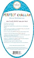 Vista 9 de The Dreidel Company Molde de silicona para hornear trenzado de jalá para pan, molde para hornear trenzado kosher perfecto para hornear, no requiere