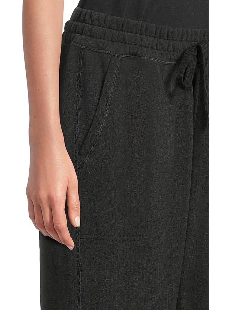 Black Prana Cozy Up Wide Leg Pants