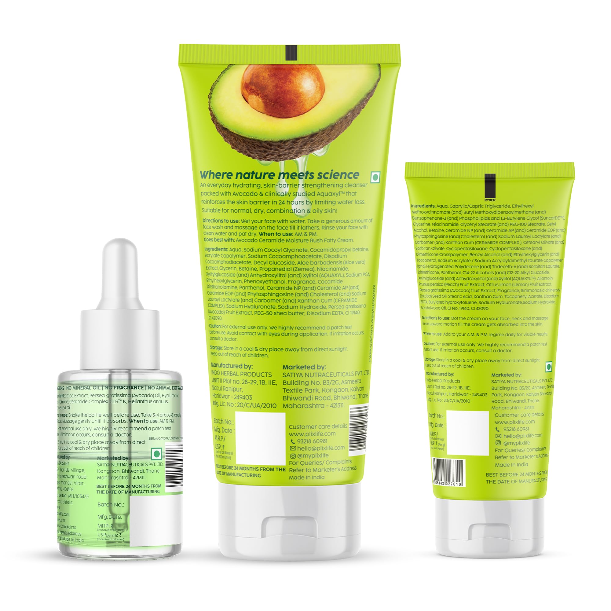 PLIX - THE PLANT FIX Barrier Repair Combo Kit with Avocado