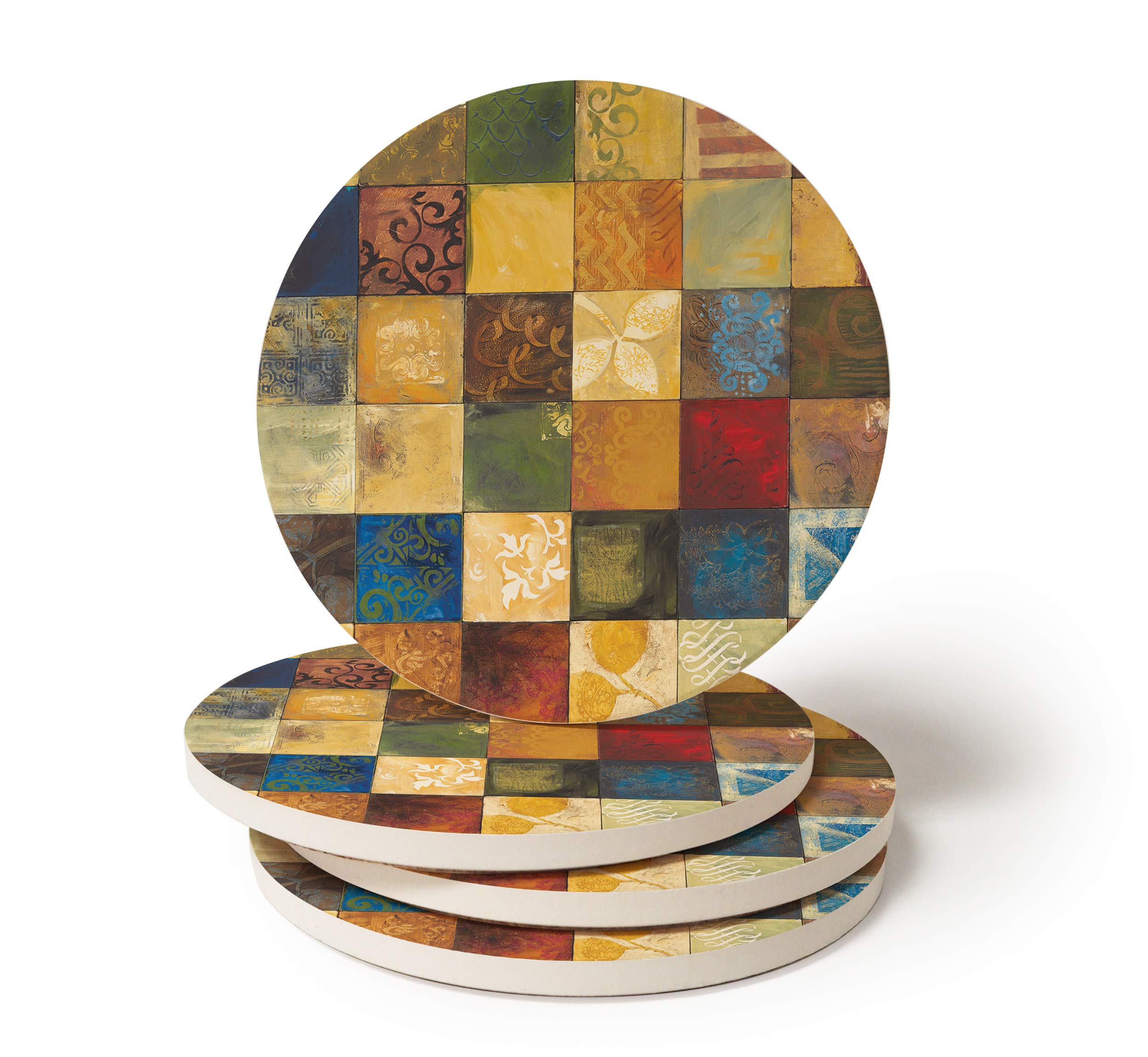 CoasterStoneHome Décor Mosaic, Set of Four