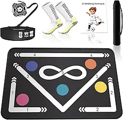 Tapete de treinamento de futebol, tapete de treinamento antiderrapante de futebol, tapete de treinamento de footwork de futebol, tapete de treinamento de absorção de choque silencioso, tapete de