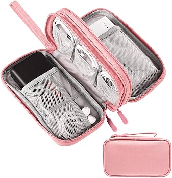 Amazon.co.jp: ケーブル収納ポーチ ガジェットポーチ 3層タイプ