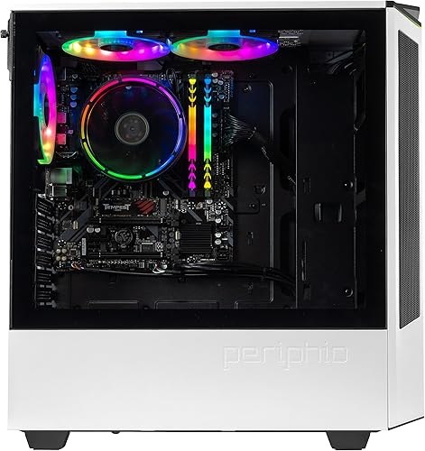 Miniatura 6 de Periphio Astral Prebuilt Gaming PC - AMD Ryzen 5 5600G (4.4 GHz Turbo)  Gráficos Radeon Vega 7  SSD M.2 NVMe de 1 TB  RAM DDR4 de 16 GB  Computadora