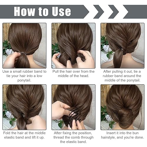 Miniatura 2 de Paquete de 15 peines laterales de cabello con giro francés, clip de horquilla de metal en forma de U para mujer, moño francés y moño, peine fijador