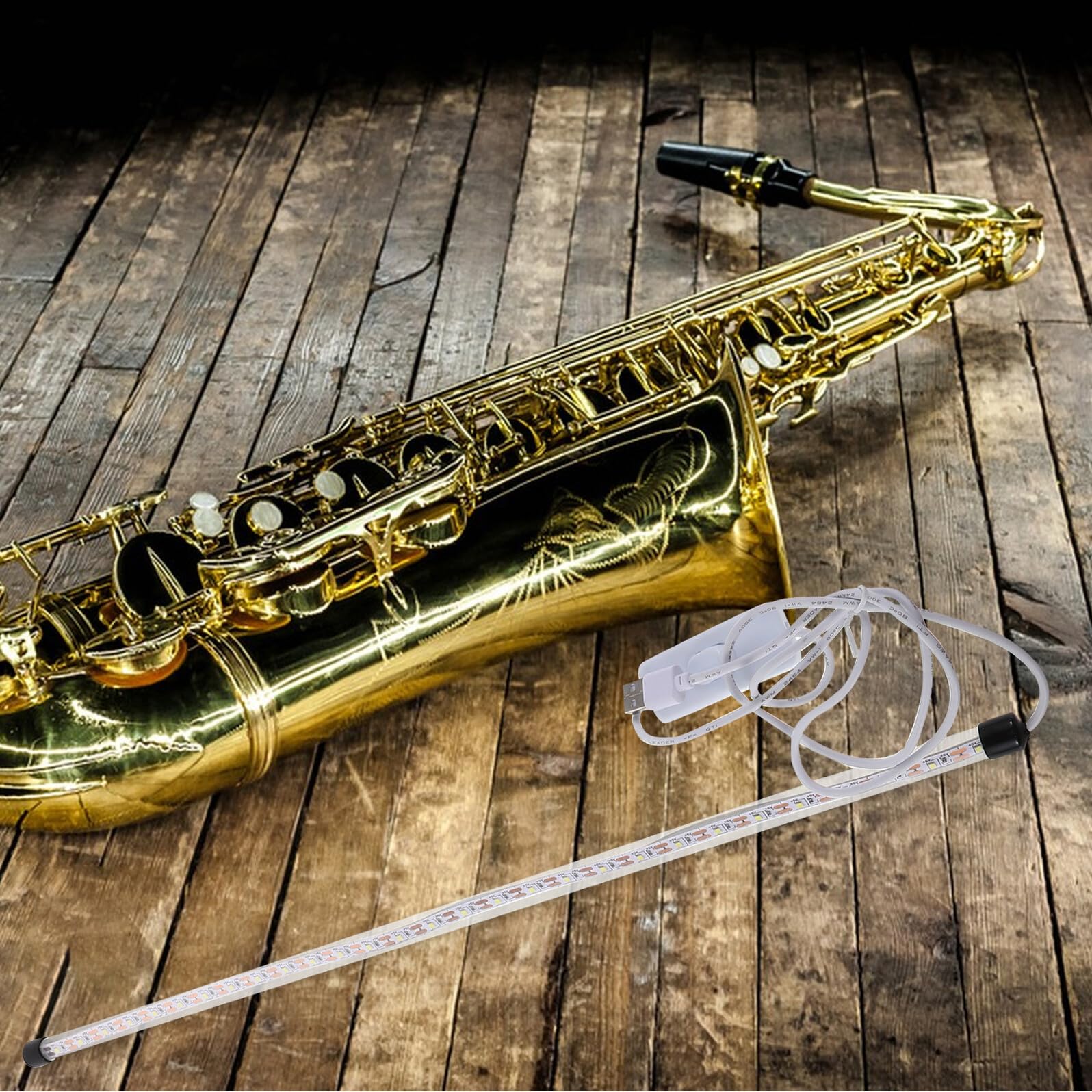 MAGICLULU LED aus ABS und Metall Lecksuchleuchte Zufälliger Stil mit Hoher Helligkeit Tragbar für Saxophon und Klarinette für Reparaturen bei Schwachem Licht