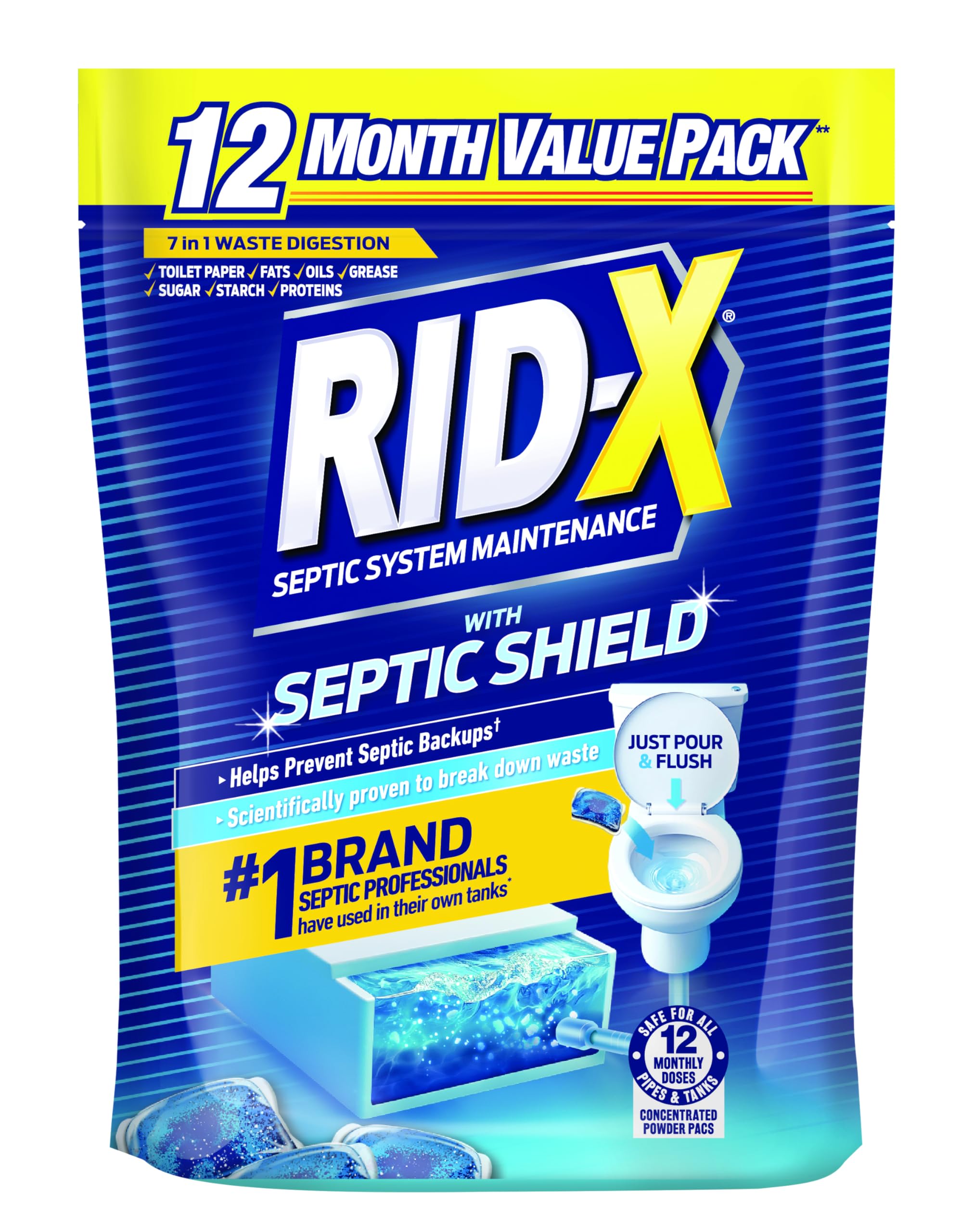 RID-X Septic Tank Treatment Pods