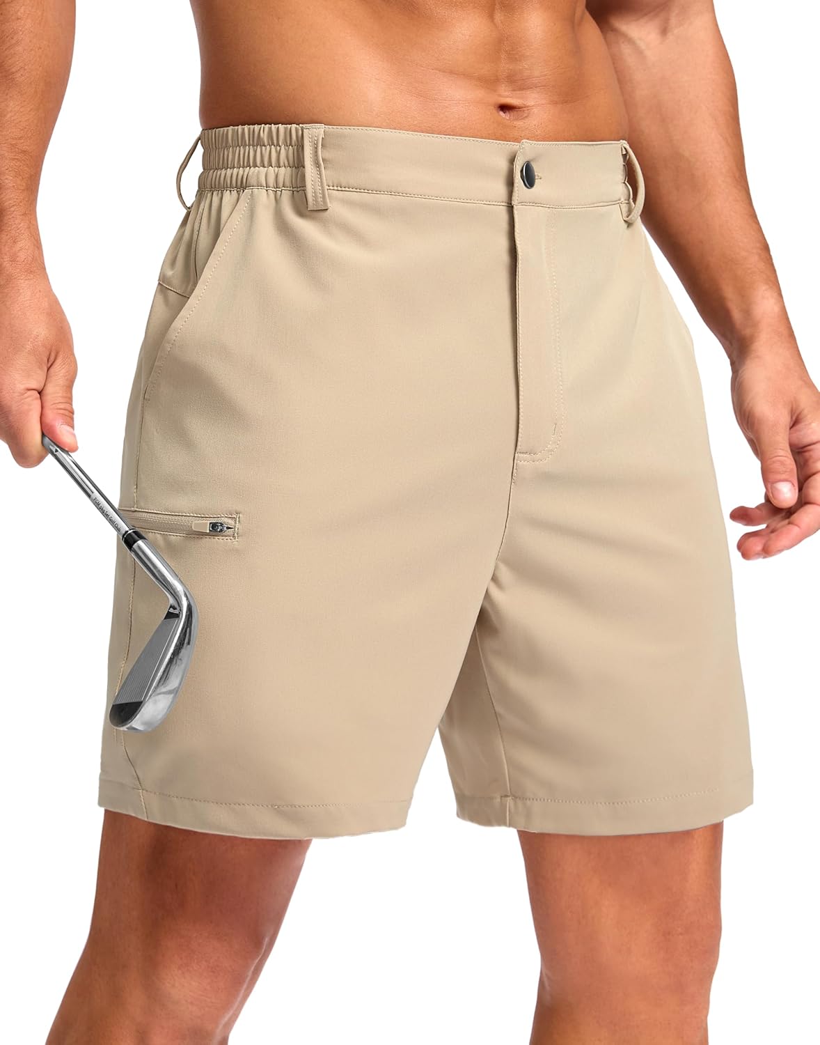 G Gradual Men's Casual Shorts 7"/ 9"/ 5" Lightweight 4 Pockets Stretch Quick-Dry Summer Shorts for Golf Work Hiking Trips