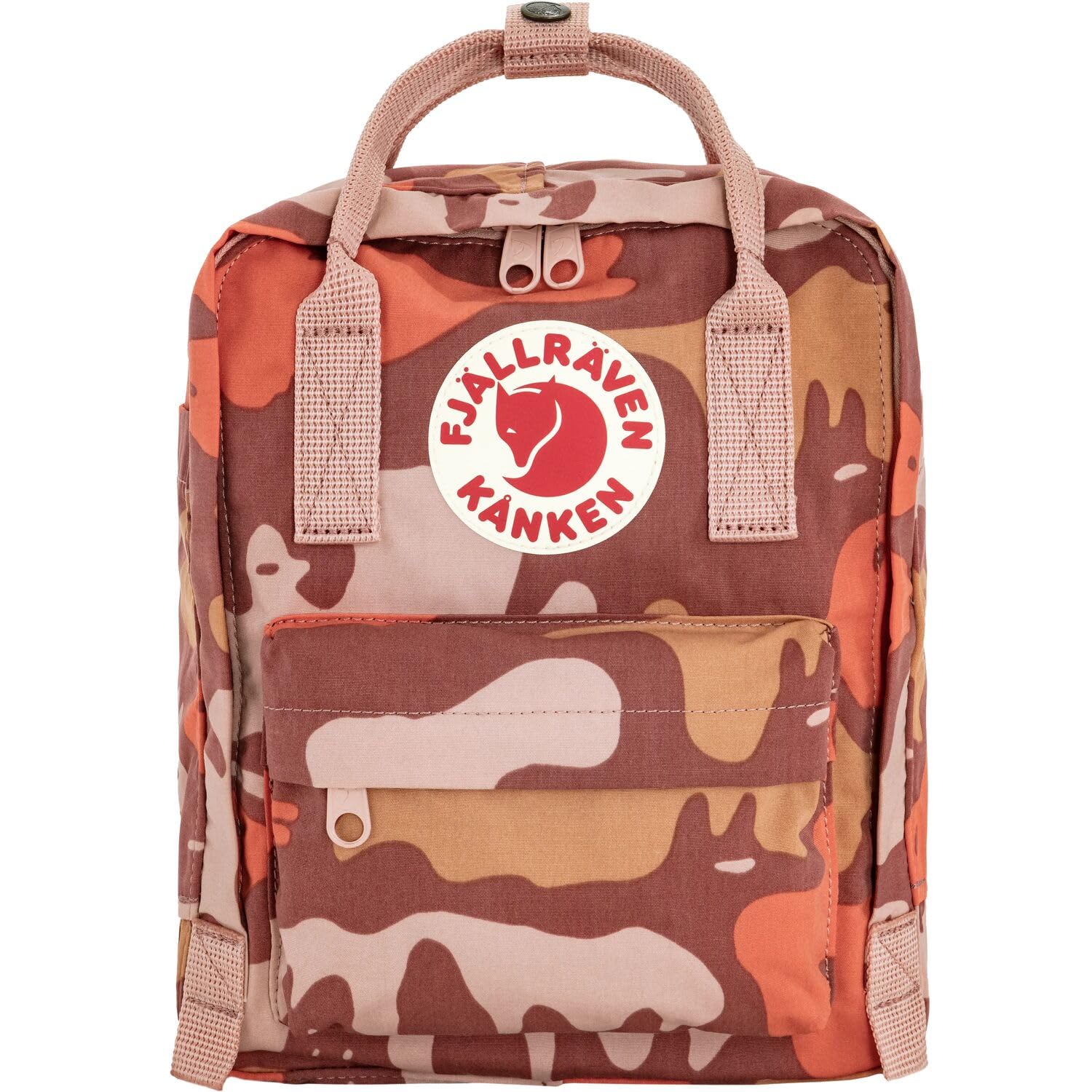 Fjällräven backpack leisure backpack Kånken Graphics Mini 7L Chalk Rose - Hidden Animals red