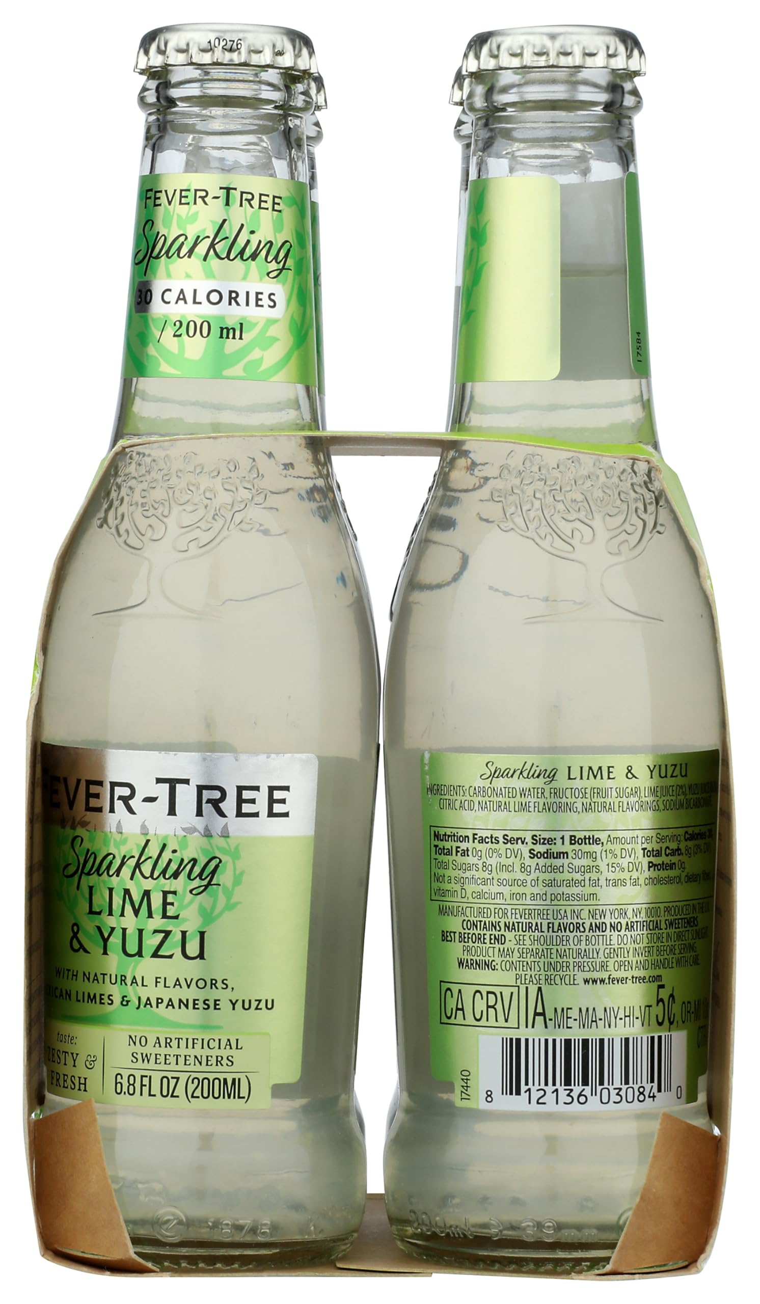 Sparkling Lime & Yuzu Mixer 4Pk, 6.8 Fl Oz | Grocery Pickup