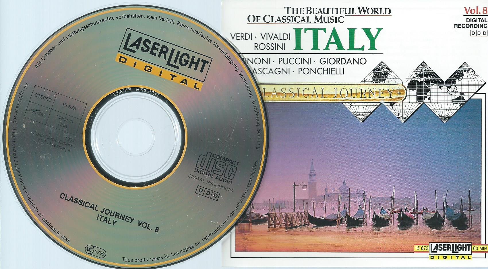 Beautiful World of Classical Music 8: Italy [Audio CD]