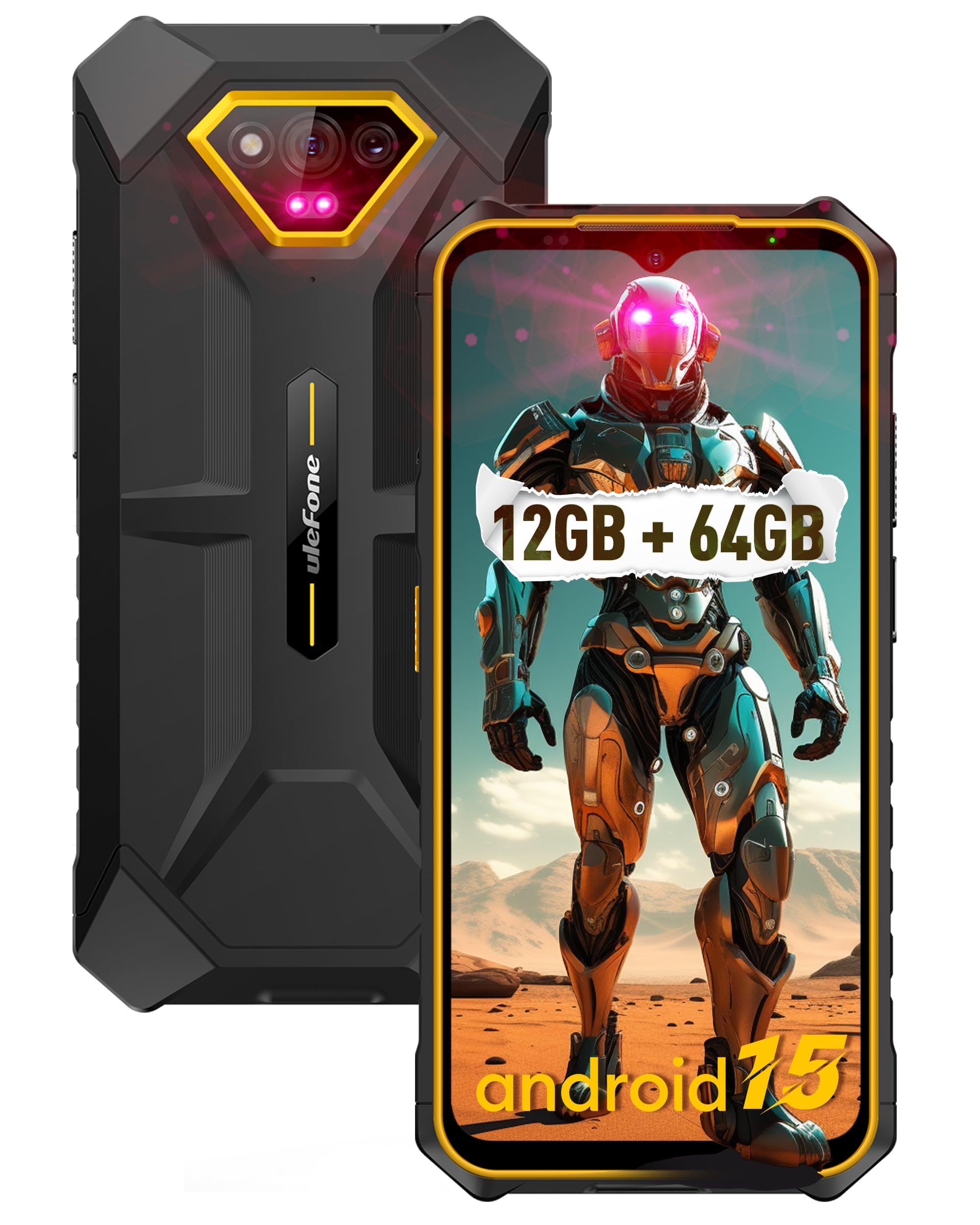 ★新品 ulefone スマートフォン ArmorX13★ナイトビジョンカメラ Amazon.com: Ulefone Unlocked Rugged Phones, Armor X13 (12+64GB