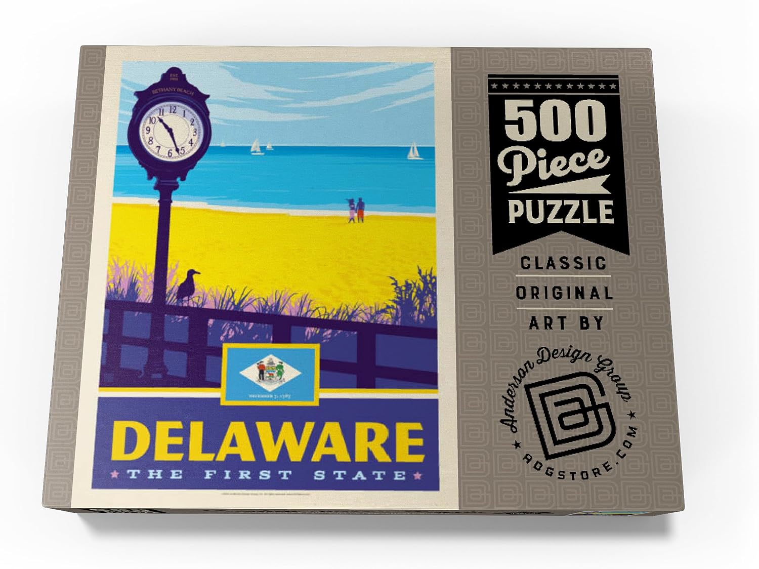 MyPuzzle Delaware: The First State - Premium 500 Piece Jigsaw Puzzle for Adults
