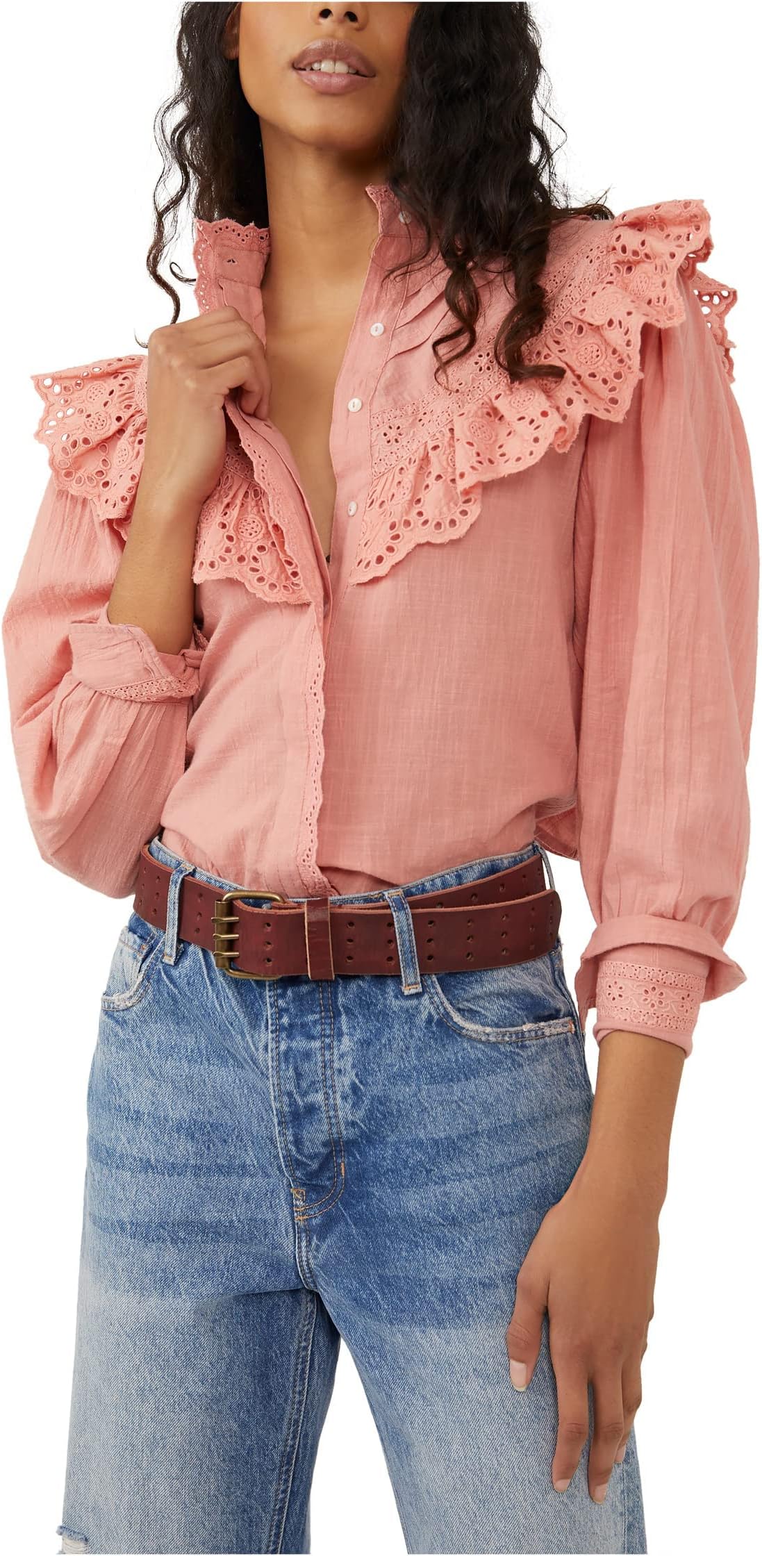 Free People Hit The Road Button-Down