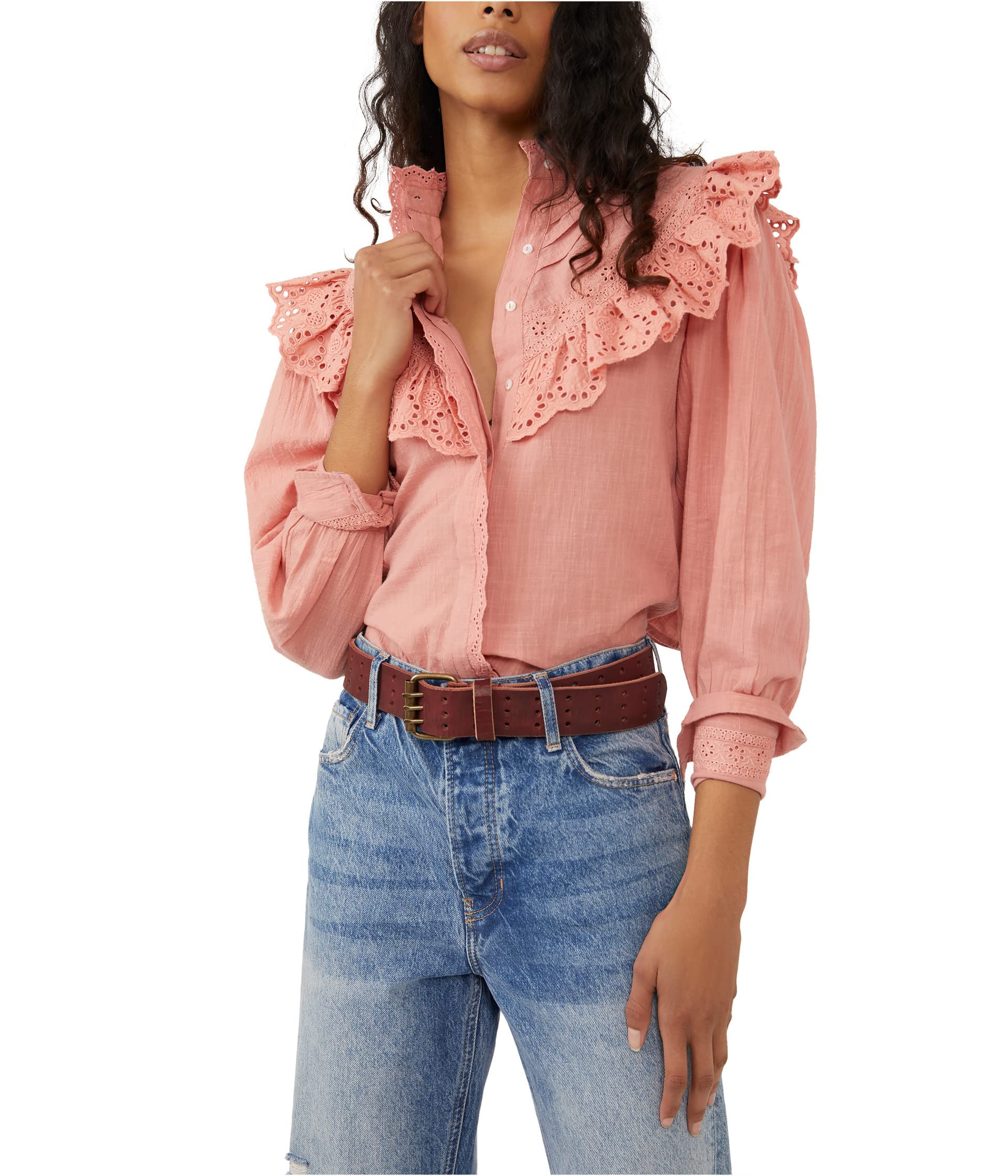 Free People Hit The Road Button-Down