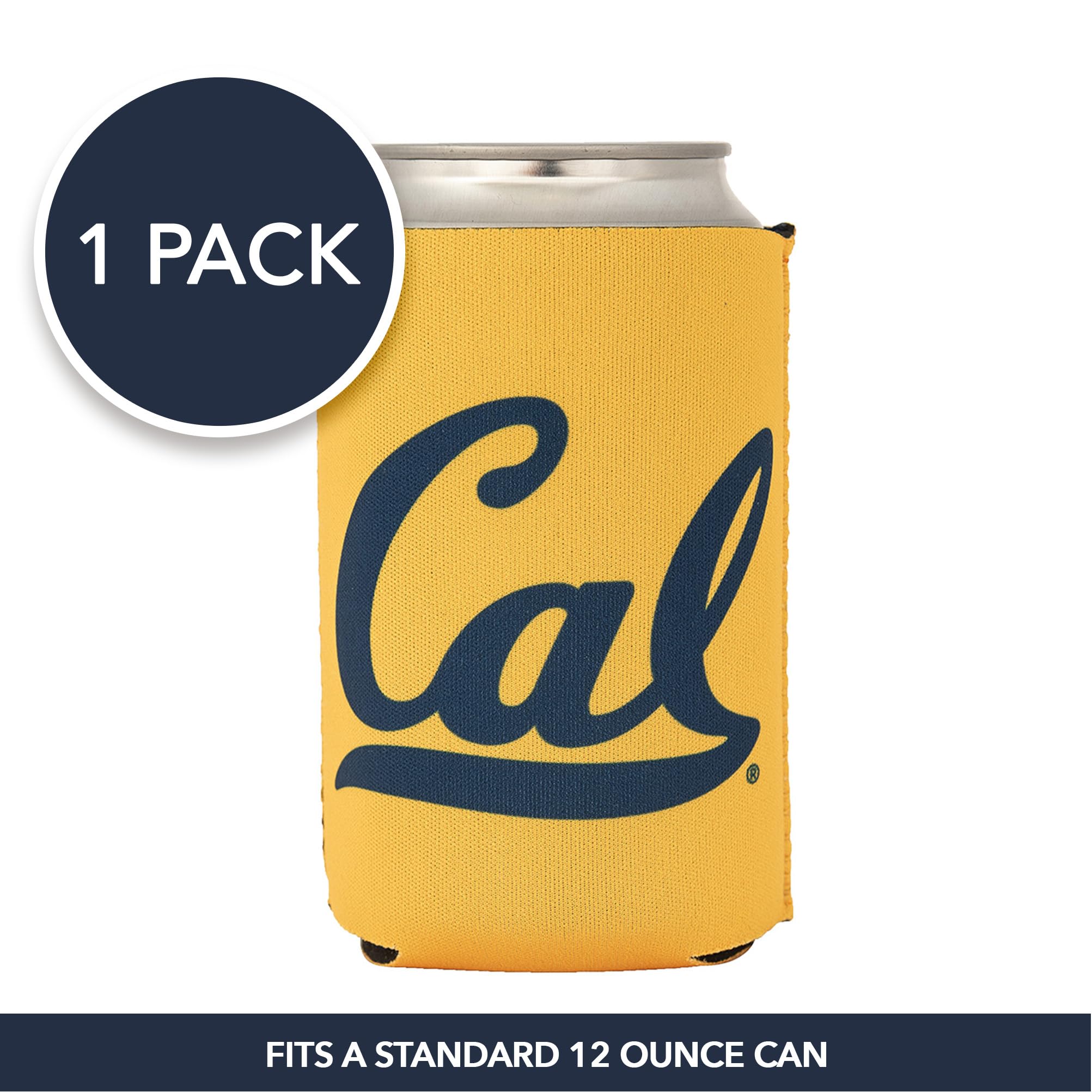 Desert Cactus Berkeley University of California Can Insulator Beverage Cooler 1 Pack Foam Beverage Holder Golden Bears Cal UC (1 Pack Can - Design B)
