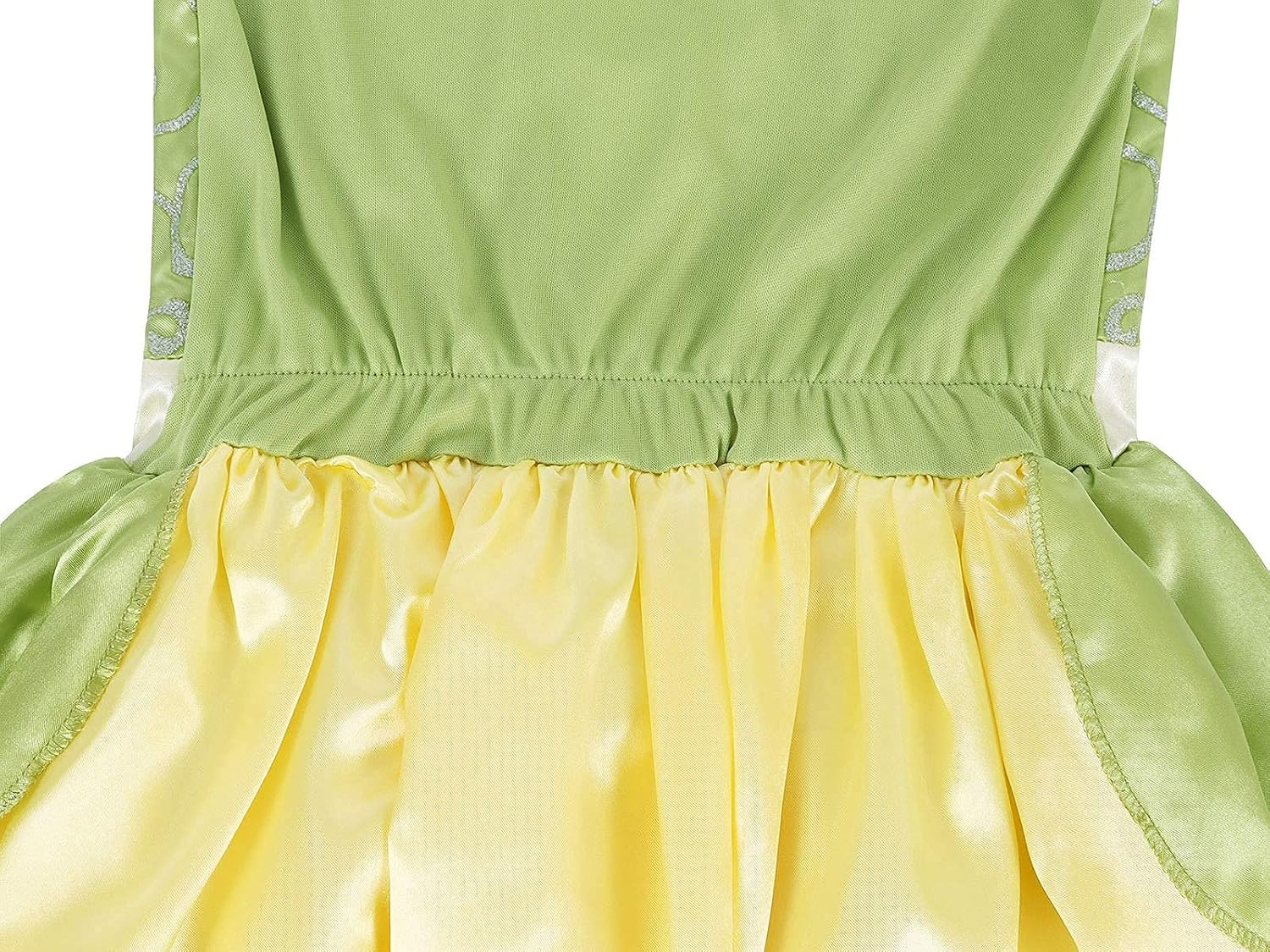 WonderBabe Little Girls Green Frog Princess Dress Kids Christmas Birthday Party Cosplay Outfits Gift with Accessories