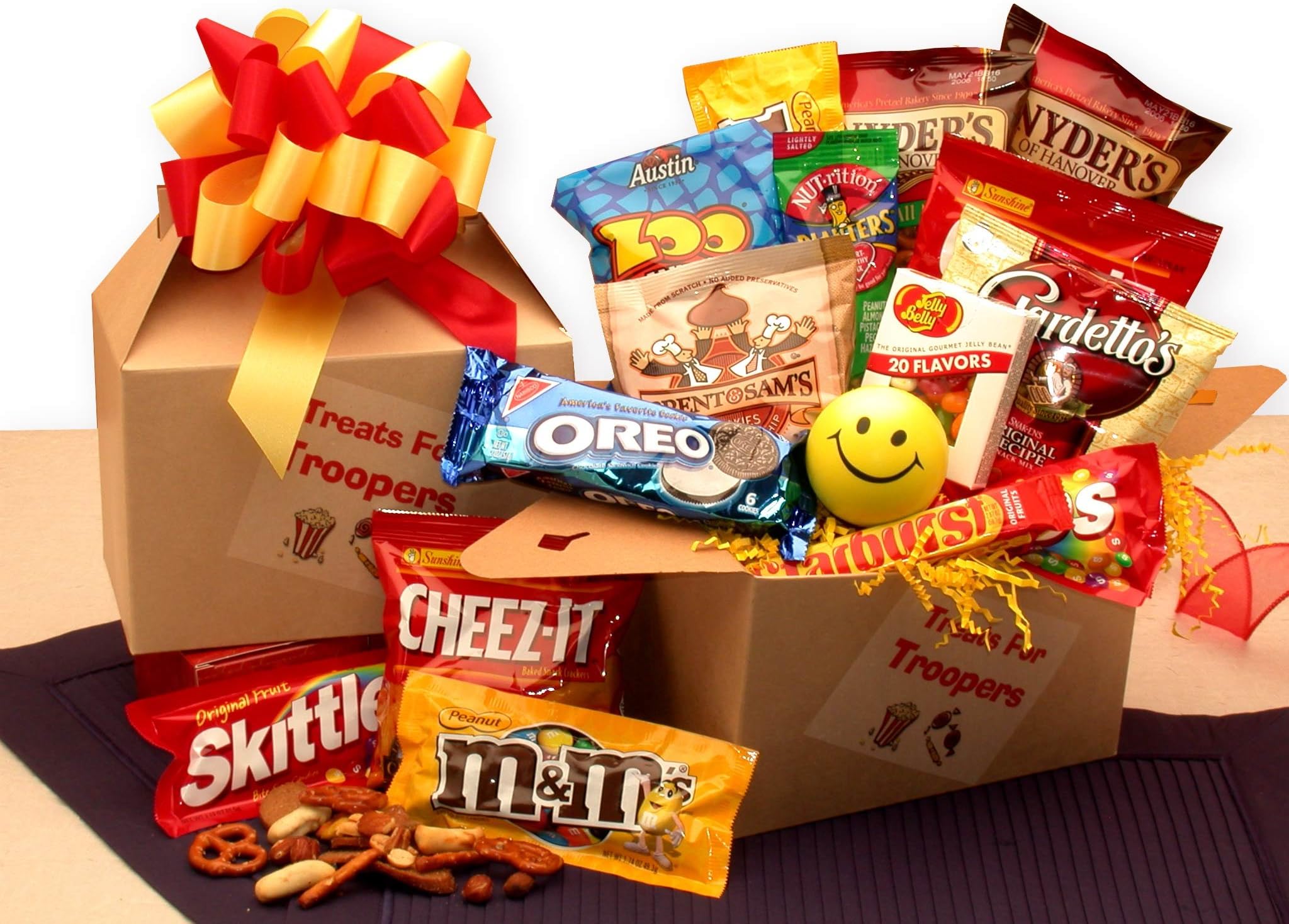 Treats and Fun for Troopers Care Package- Perfect Get Well Care Package for sick friend or treat for kids away at college