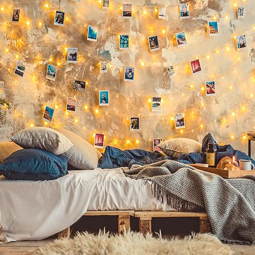 Miniatura 9 de WASTROYAL- Guirnalda de 210 luces led, 70 pies, crean un deslumbrante brillo azul ideal para envolver árboles, decorar ventanas, rieles de escalera