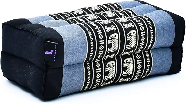 Leewadee Yoga Cushion Block - Eco Kapok Meditation & Exercise Support