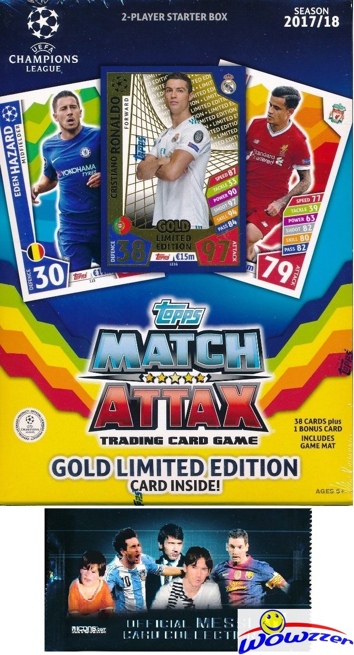 Buy 2017/18 Topps Match Attax Champions League Soccer Starter Box with