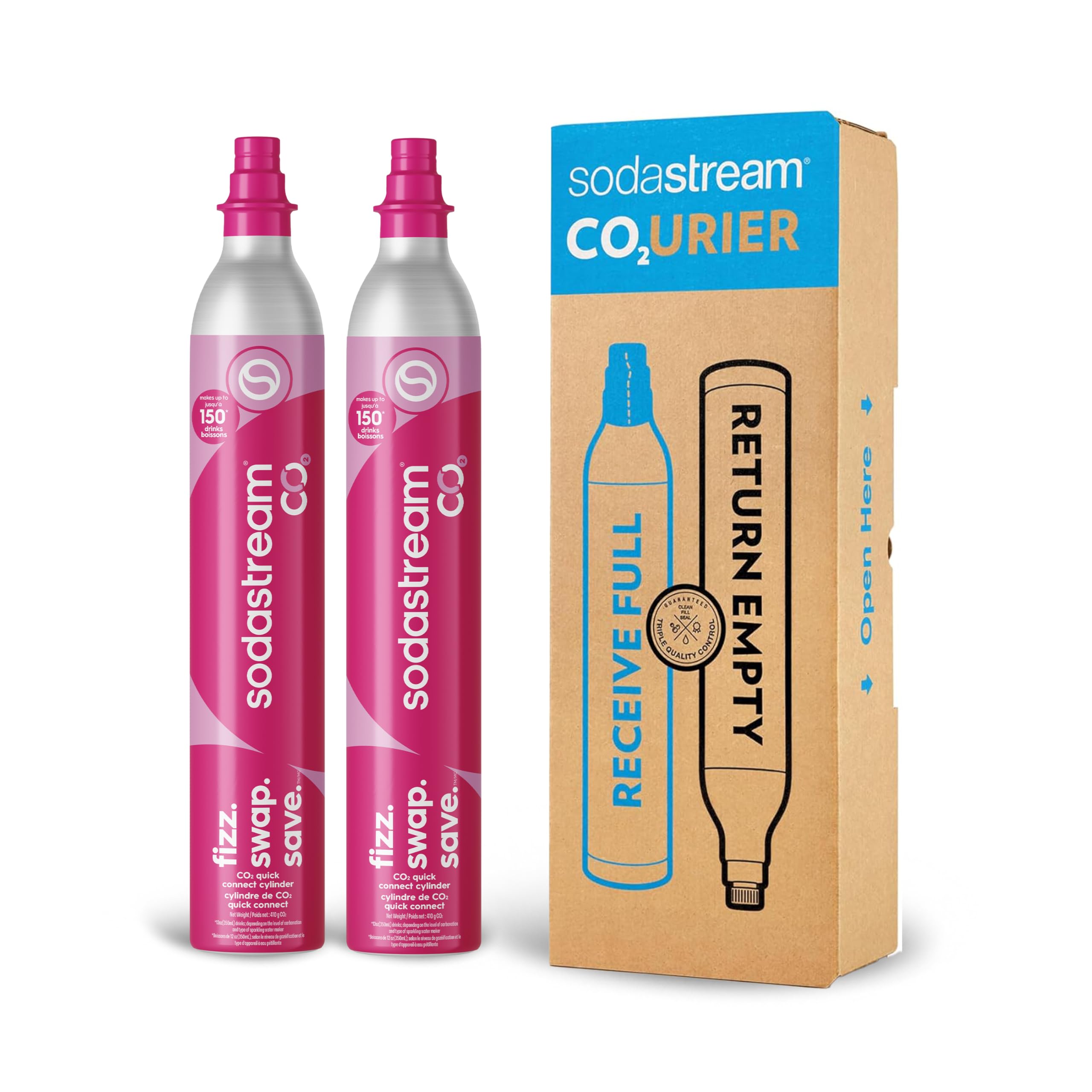 sodastream ファミリーパック SodaStream Terra Sparkling Water Maker + (Quick Connect cqc bundle)