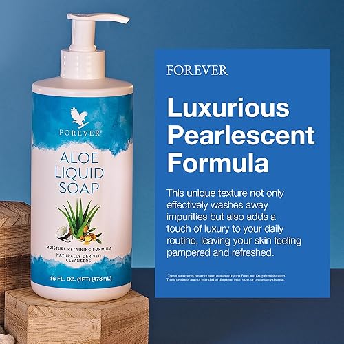 Miniatura 3 de Forever Living - Jabón líquido de aloe, limpieza e hidratación suave con aloe vera, jojoba y aceite de argán, sin gluten y vegano, 16 onzas líquidas