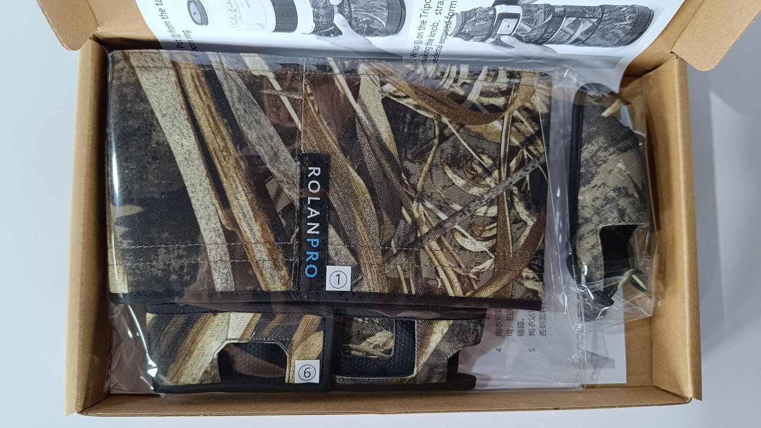 ROLANPRO Waterproof Lens Cover for Canon EF 300mm f/2.8 L is USM Raincover Lens Protective Sleeve Case-#9 Grass camo Waterproof