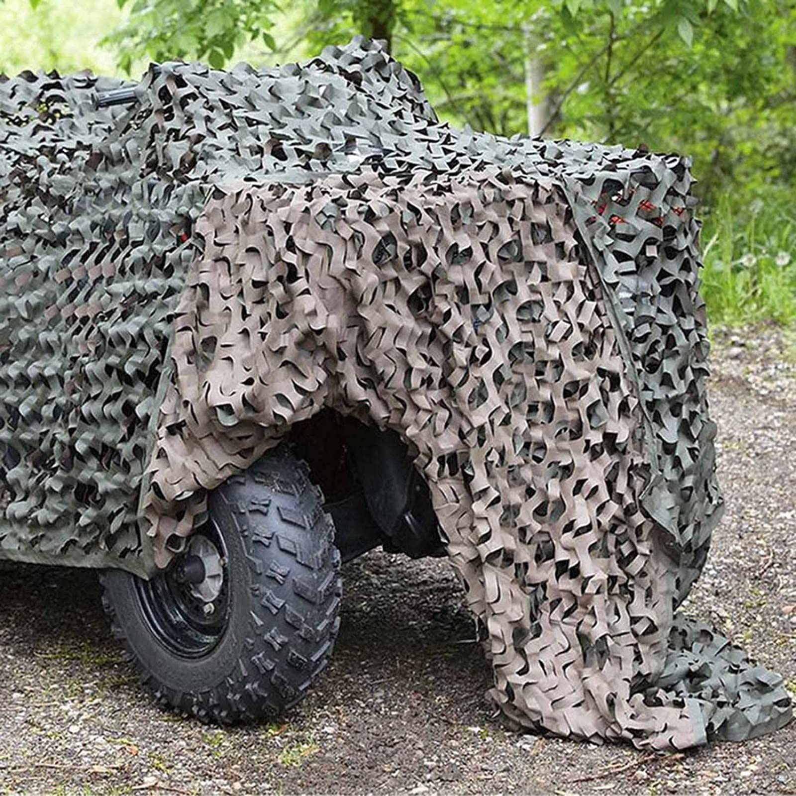 Red de Camuflaje Gris,Malla de Sombra al Aire Libre,Red de Camuflaje Militar,se Puede Utilizar para Acampar,fotografía, Paintball,observación de Aves,Camuflaje,decorac,Grey-6x10m(19.7x32.8ft)