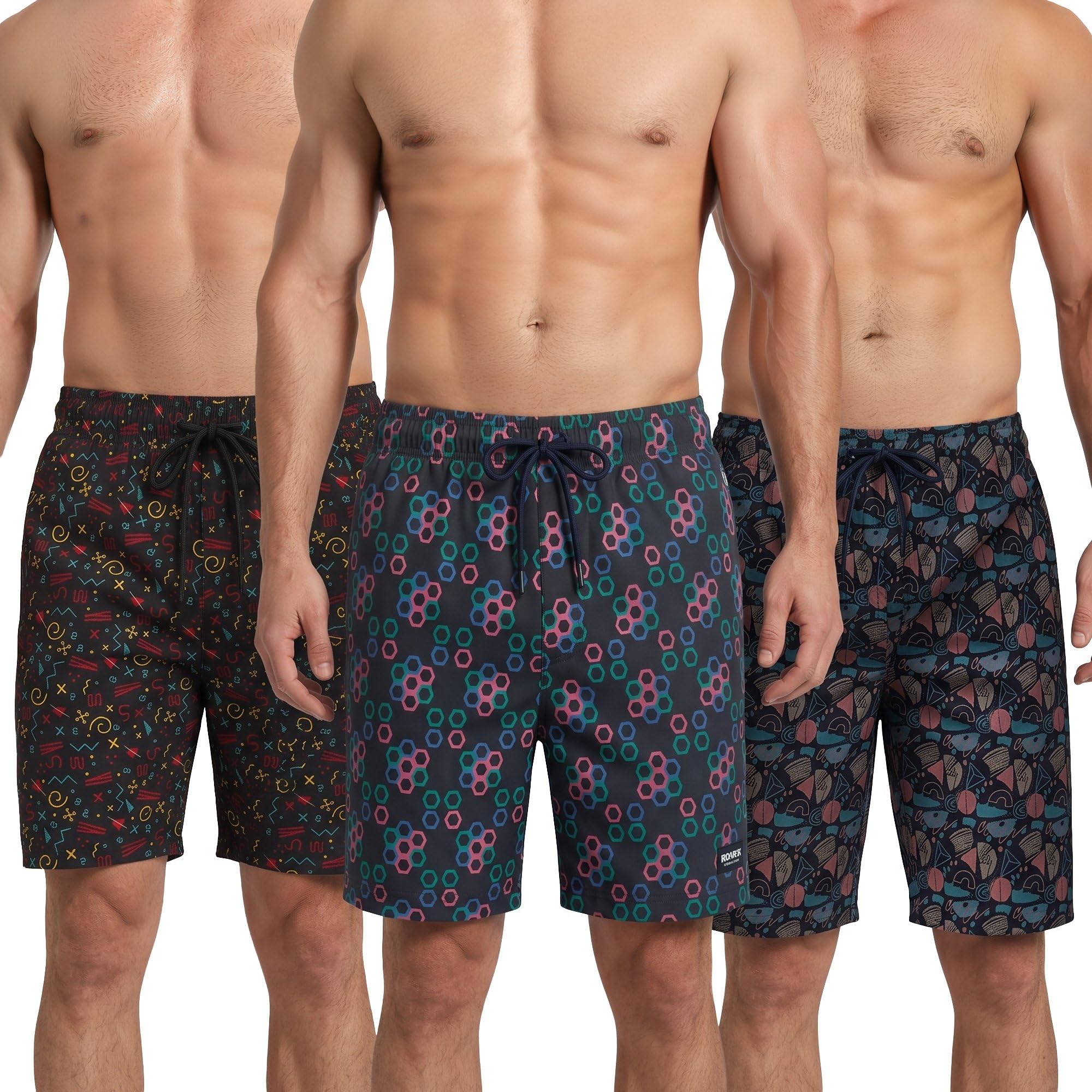 amul comfy Men's Cotton Rich Printed Bermuda- Assorted-picture-54