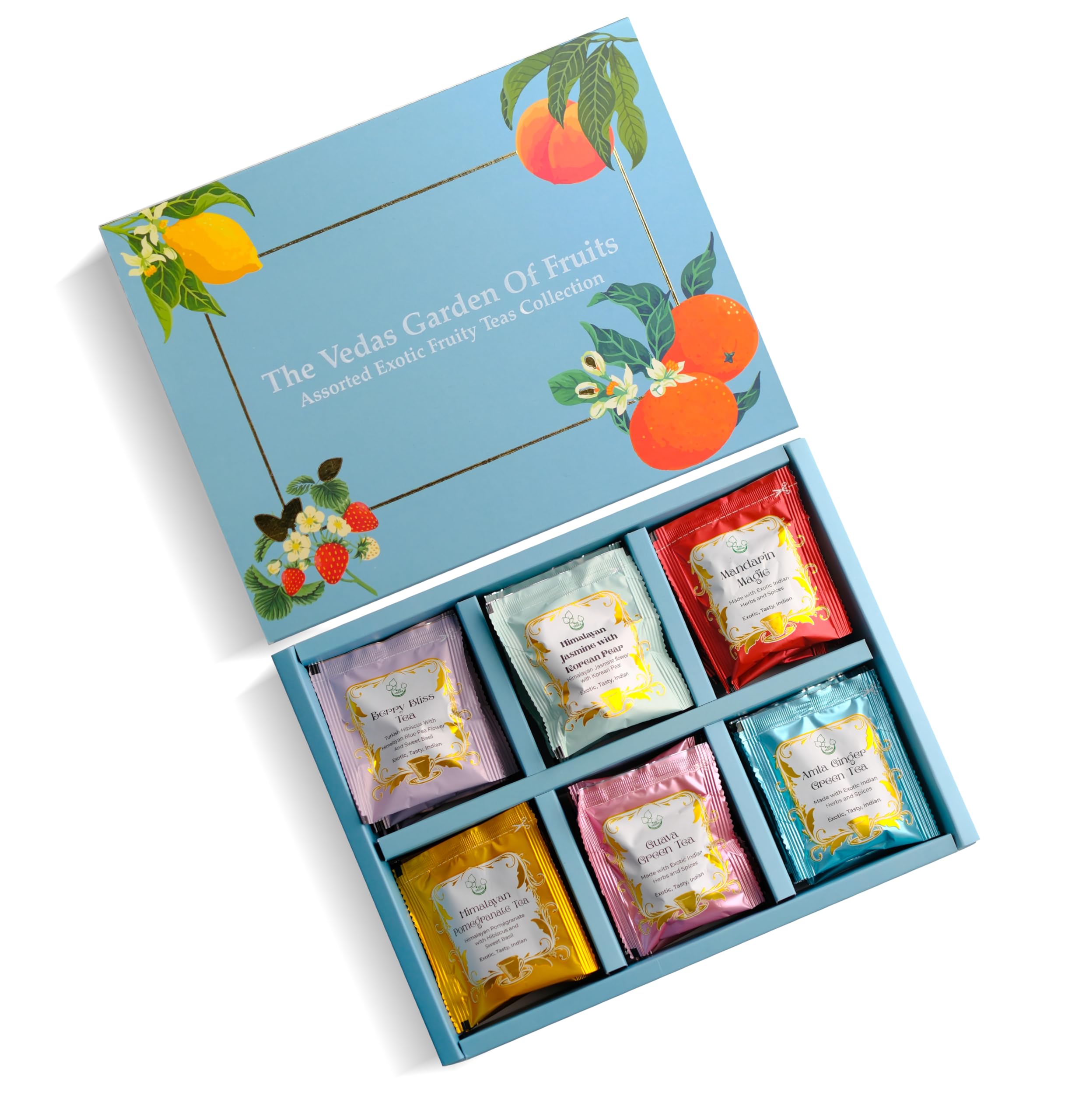 The Vedas Juego de regalo de té Garden of Fruits