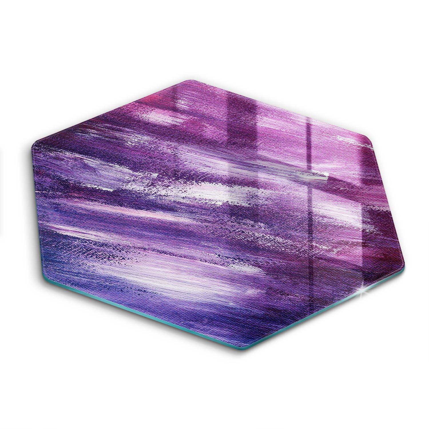 Plaque de cuisson induction protégée par un protège-plaque en verre 40cm mat