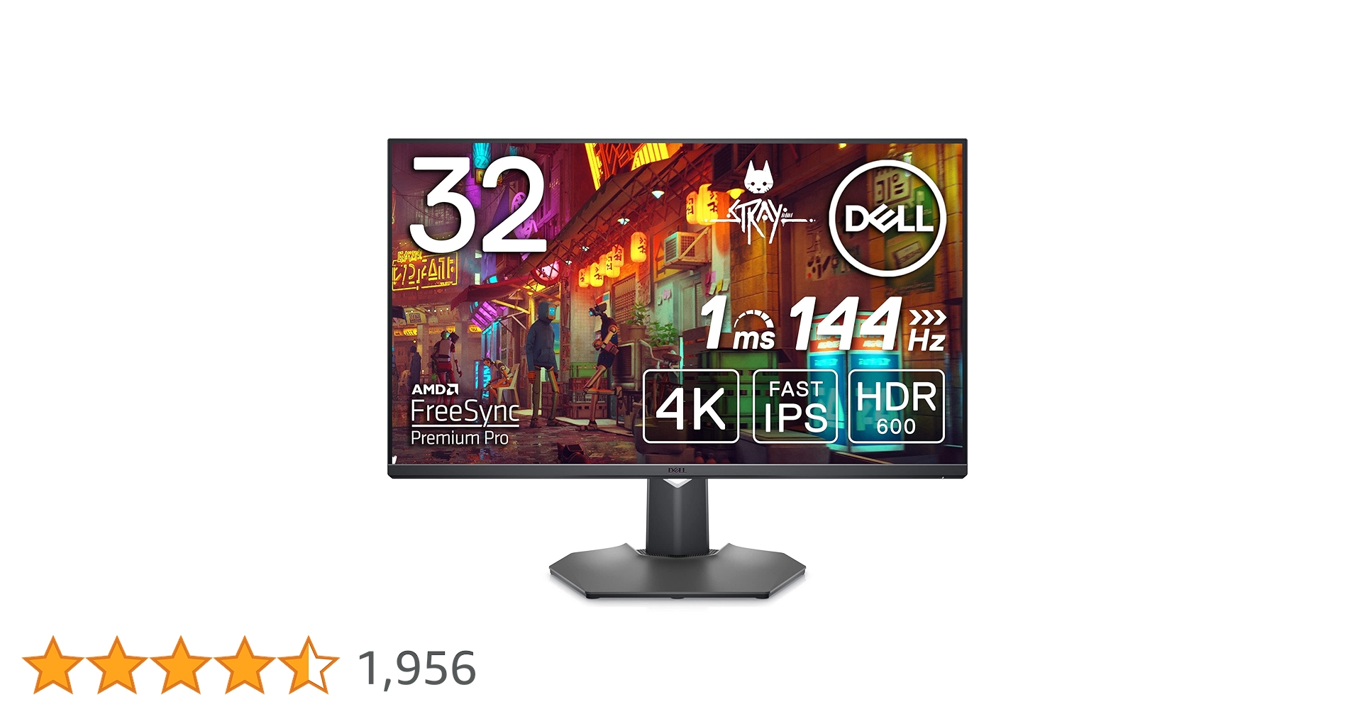 ディスプレイ・モニター本体 DELL g3223q Amazon.co.jp: Dell G3223Q 32インチ 4K ゲーミングモニター (FPS向き