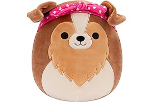 Squishmallows 11" Valentines Andres The Sheltie Dog