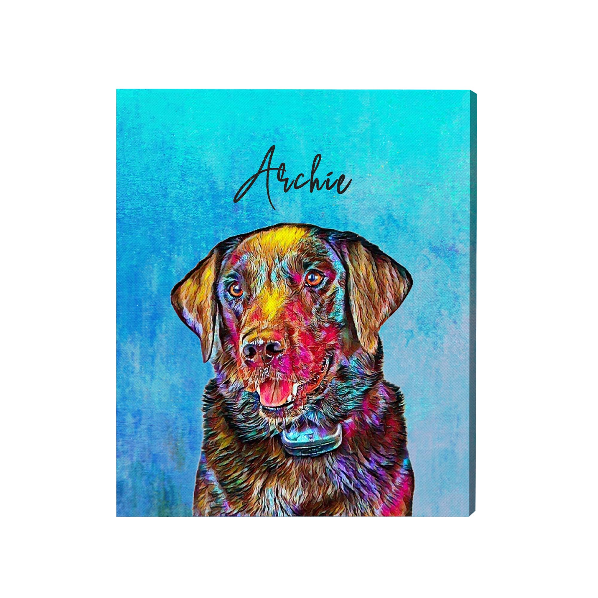 Gossby Custom Dog Portrait Canvas