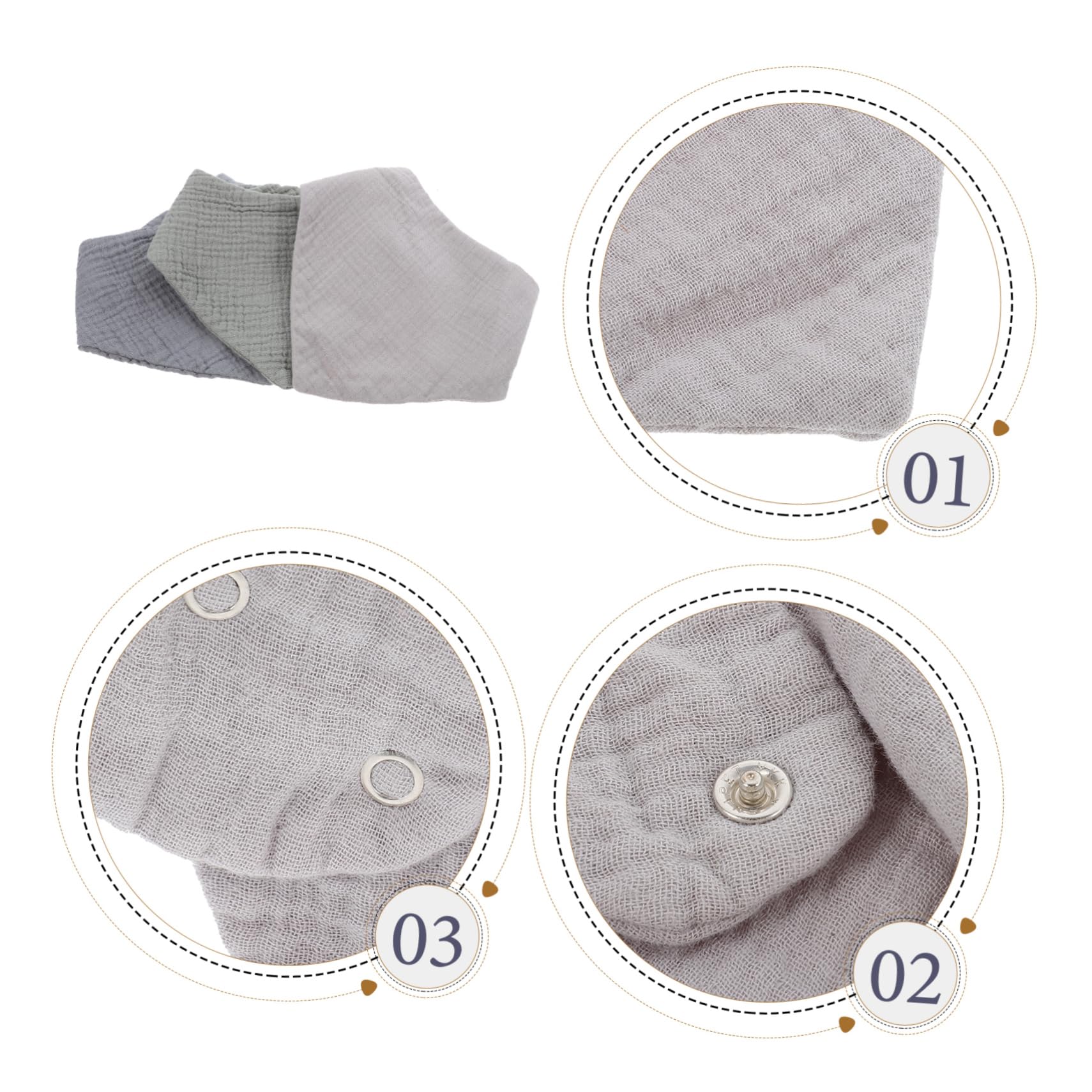 TOYANDONA Turban Lätzchen Lätzchen Für Mädchen Lätzchen Für Neugeborene Sabberndes Lätzchen Bandana Lätzchen Lätzchen Für Sabberndes Lätzchen Speichel Lätzchen Jungen Lätzchen