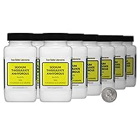 Vista 5 de Tiosulfato de sodio anhidro [Na2S3O3] 98% AR grado polvo 1 Lb en dos botellas