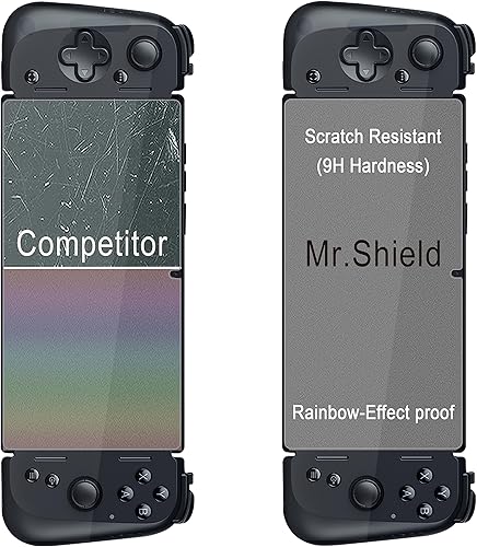 Miniatura 5 de Mr.Shield Paquete de 3 Protector de pantalla para Razer Edge 6.8 pulgadas Wi-Fi  5G 2023 vidrio templado vidrio japonés con dureza 9H Protector de