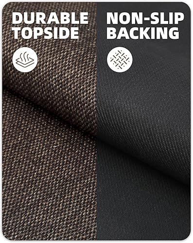 Miniatura 8 de Color&Geometry Alfombras y tapetes de cocina antideslizantes, lavables, absorbentes, tapetes de cocina tejidos, fáciles de limpiar, tapetes de