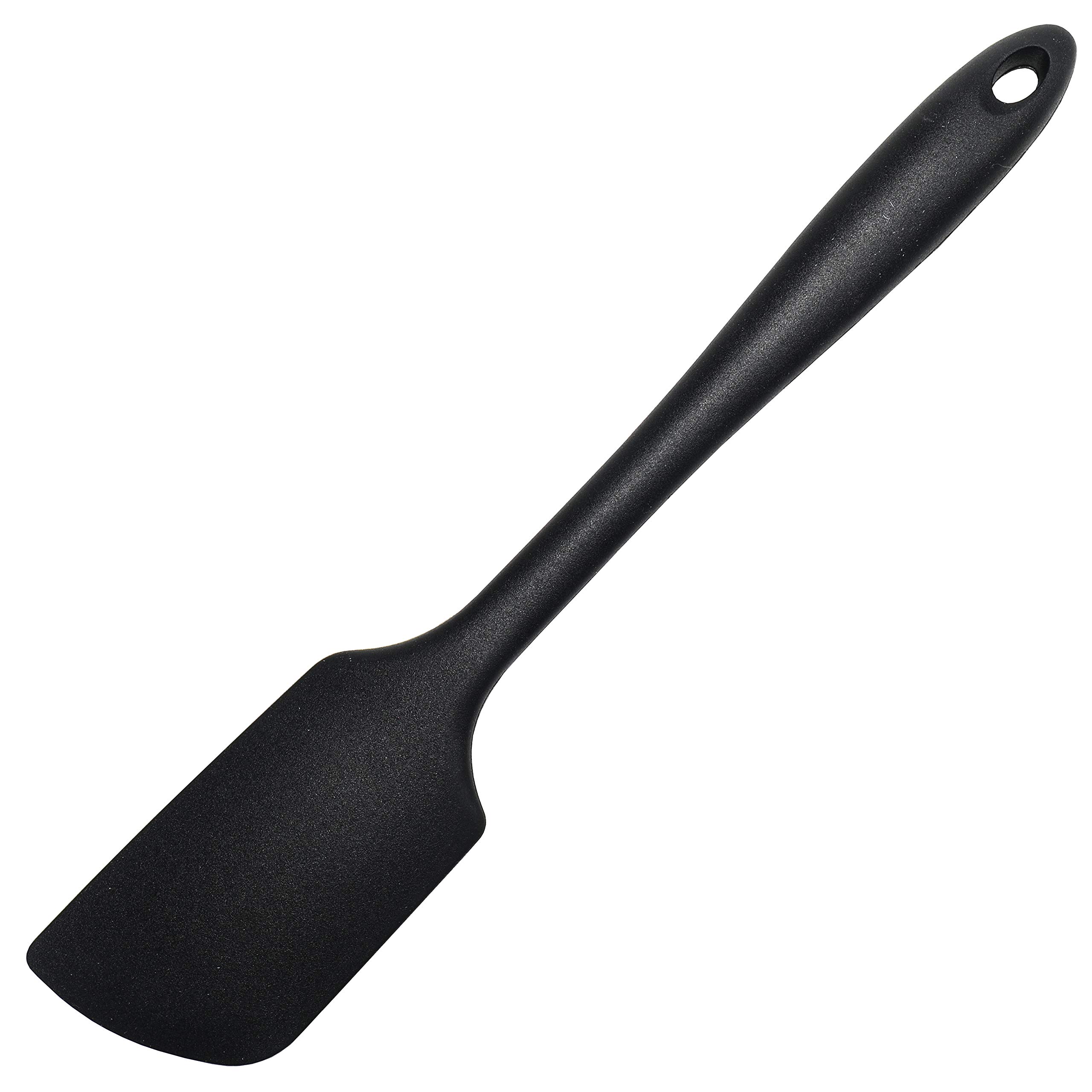 Chef CraftPremium Silicone Angled Spatula, 11 inch, Black