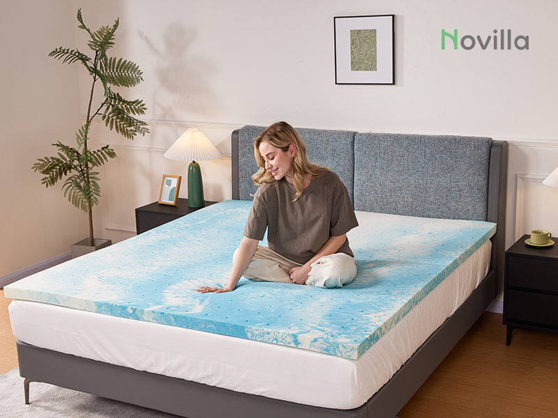 Amazon.com: Novilla Mattress Topper Full Size - 2 Inch Cooling