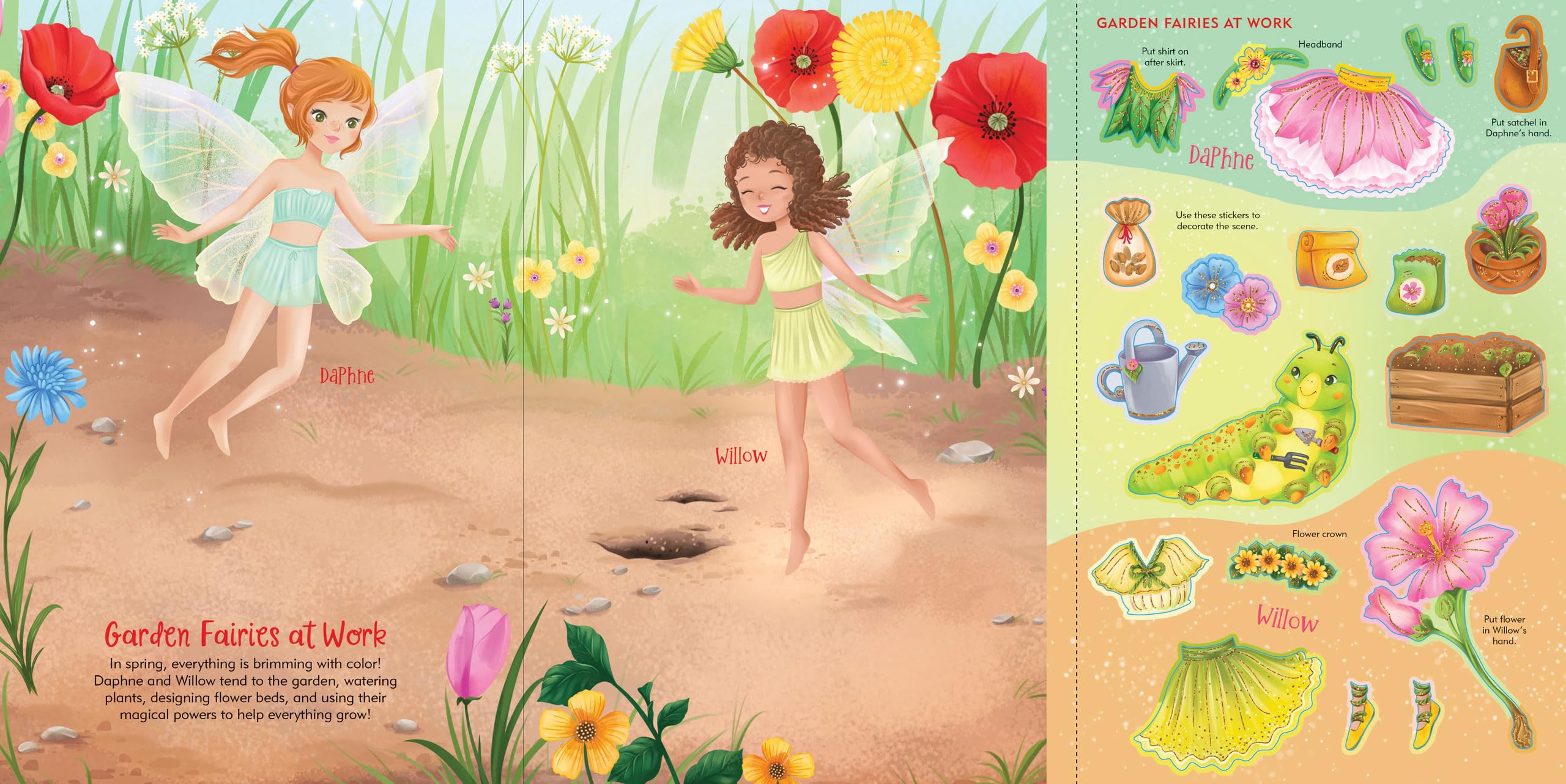 Fairies Sticker Doll Dress-Up Book - Image 4