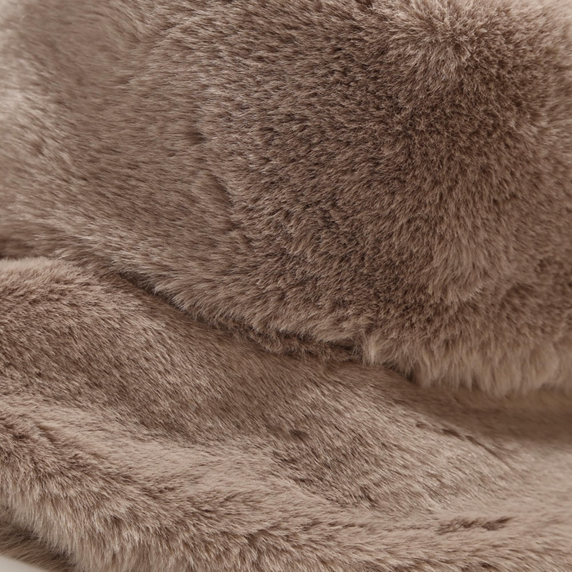 Umeepar Winter Faux Fur Fuzzy Bucket Hat Fluffy Warm Hat for Women Men