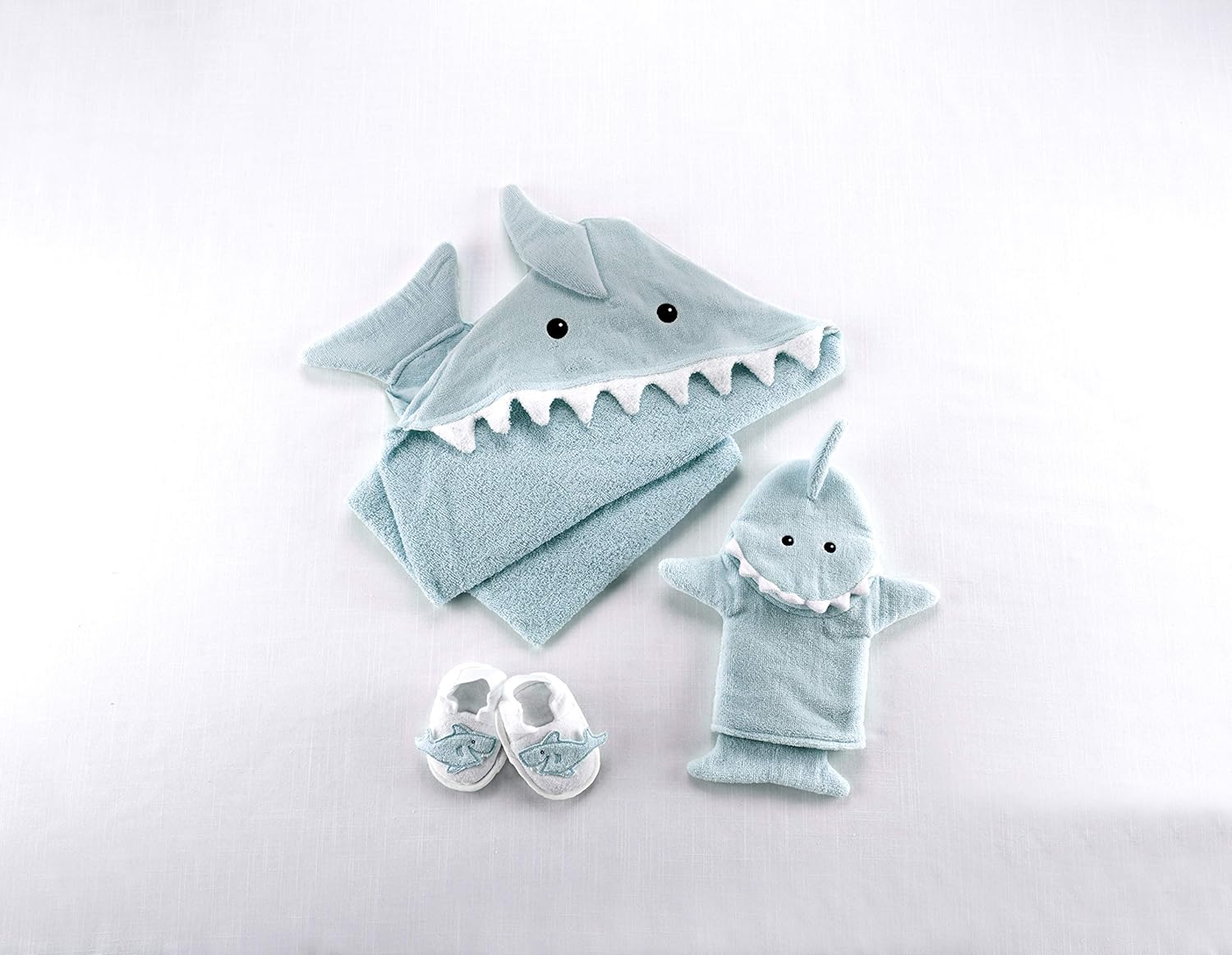Baby Aspen Four-Piece Gift Set, Let The Fin Begin, Blue : Baby