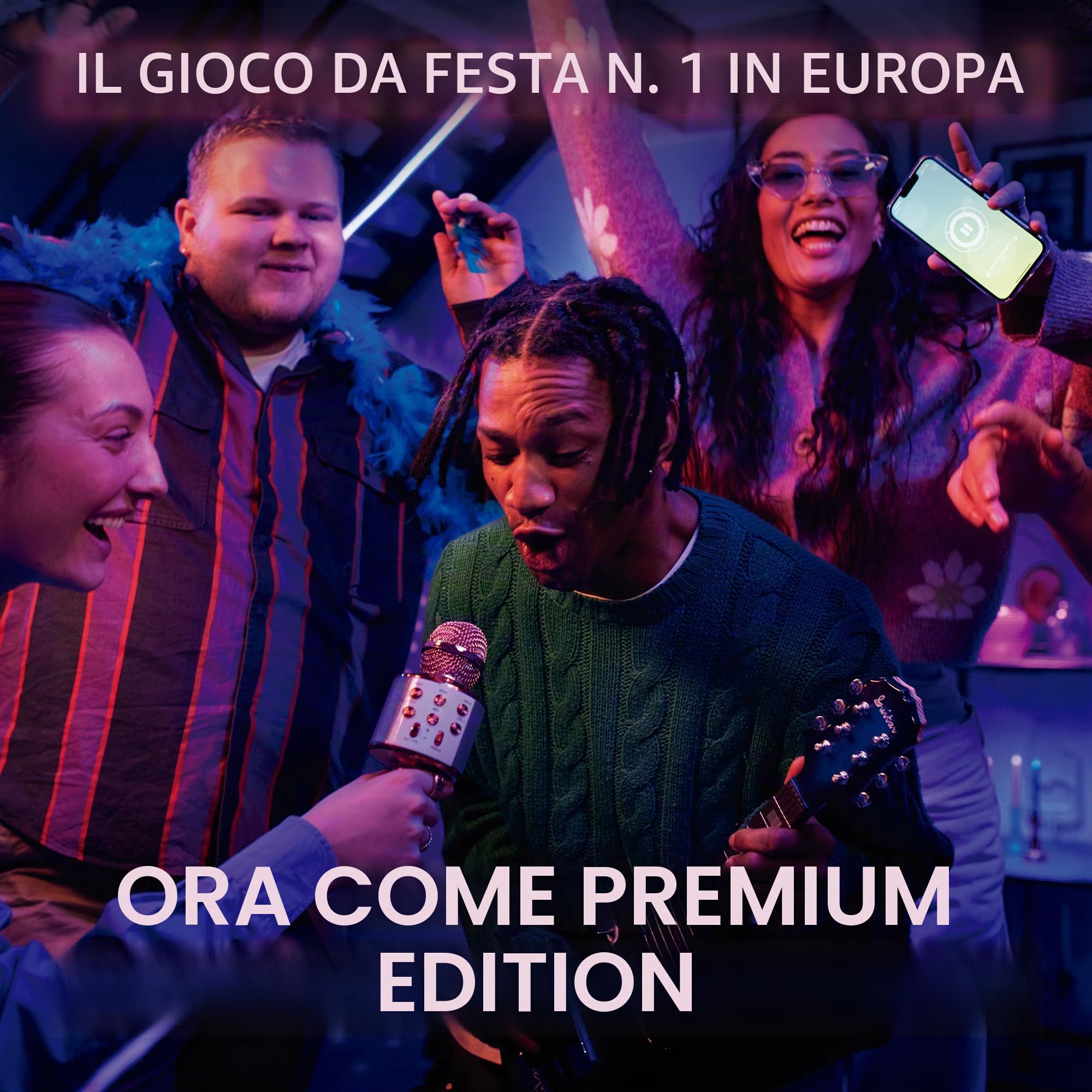 Hitster Platino Edition - Gioco musicale per feste con 500 canzoni in pop, rock, hip-hop, dance & altro ancora, altoparlante incluso