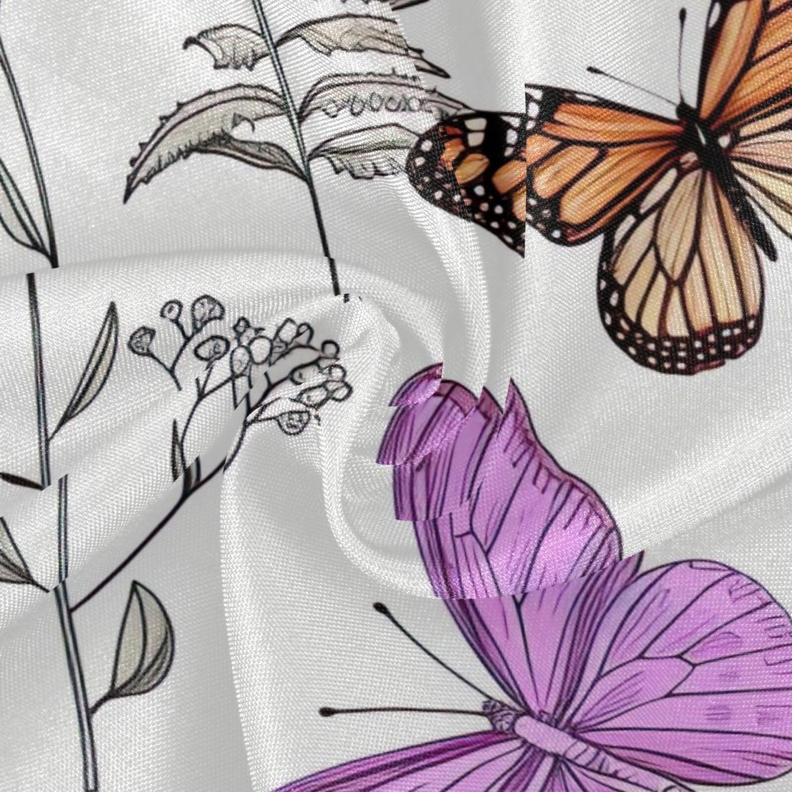 Wajiw 60 Inch Indoor Outdoor Round Tablecloth with Umbrella Hole and Zipper Waterproof Patio Table Cover for Camping Dining Room Party Outdoor Picnic,Wildflowers