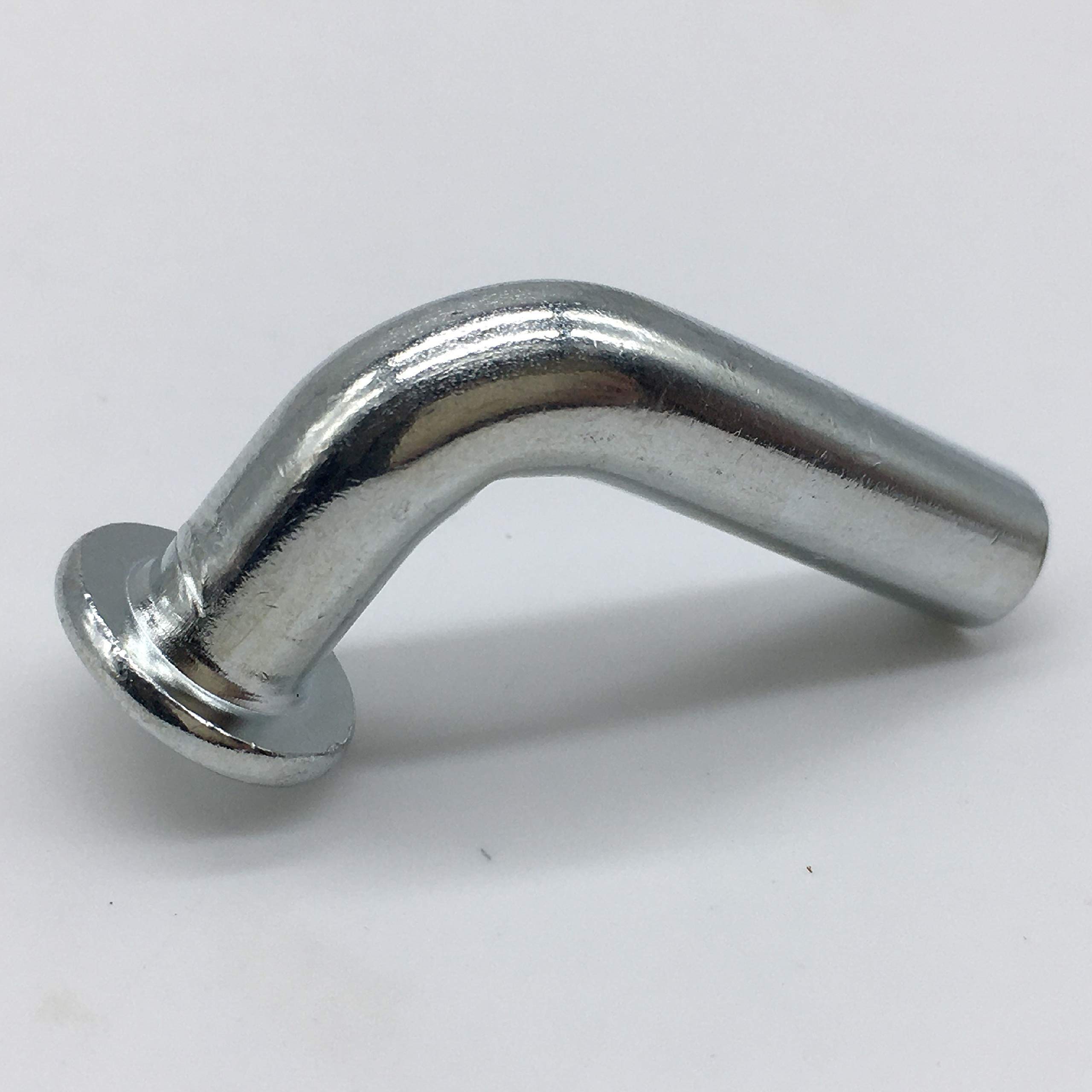 Fall von 1 Packung, 50 Stk/Packung, Universal Palettenregal-Tropfen-Pin, Breite Locker Sicherheit Clip, 37/64"| 0.57"/14.5 mm Flachkopf|Silber|M840